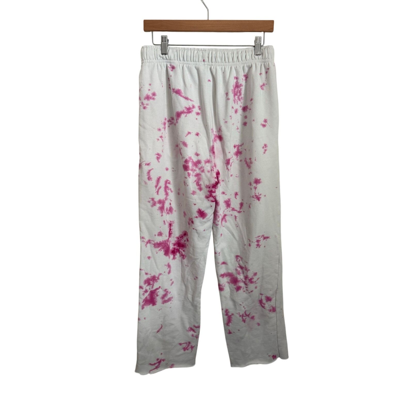 Alo Yoga Alo Accolade Sweatpants M Custom Pink Splatter Straight Leg Size 30" / US 8 / IT 44 - 2 Thumbnail