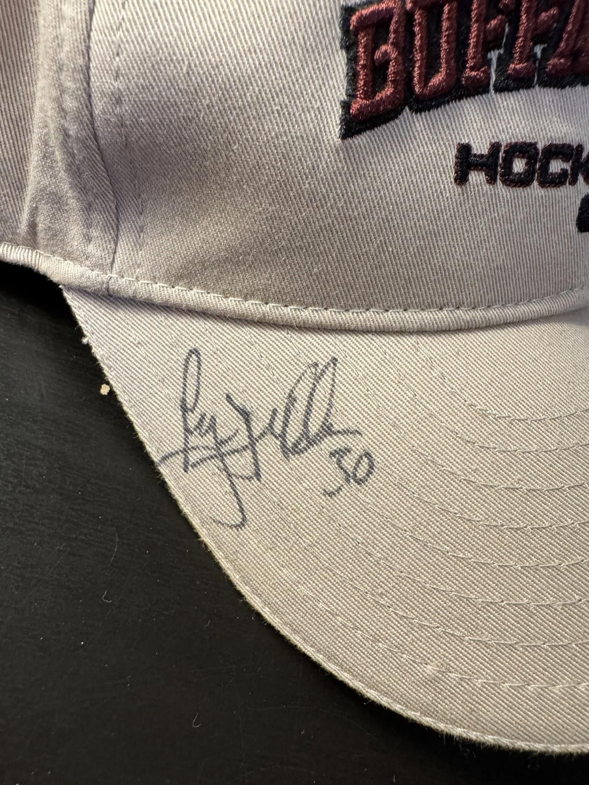 New Era Buffalo Sabres Autographed Ryan Miller Hat #30 New Era Size ONE SIZE - 3 Thumbnail