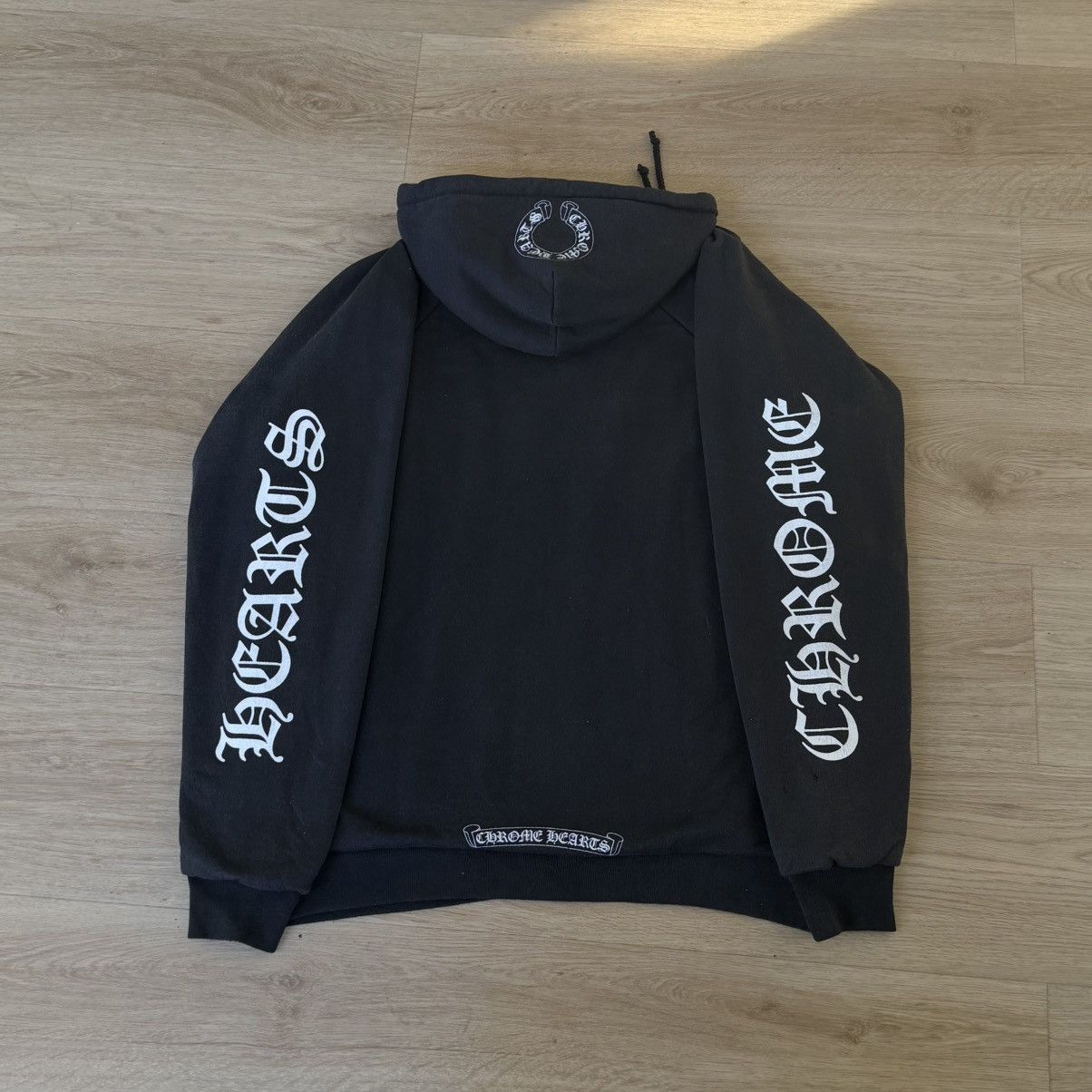 Chrome Hearts VINTAGE Chrome Hearts Thermal Pullover Hoodie Size US M / EU 48-50 / 2 - 2 Thumbnail