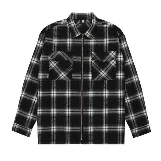 Fuck The Population × G59 Records G*59 SHADOW PLAiD ZiP-UP FLANNEL Size US XL / EU 56 / 4 - 2 Thumbnail