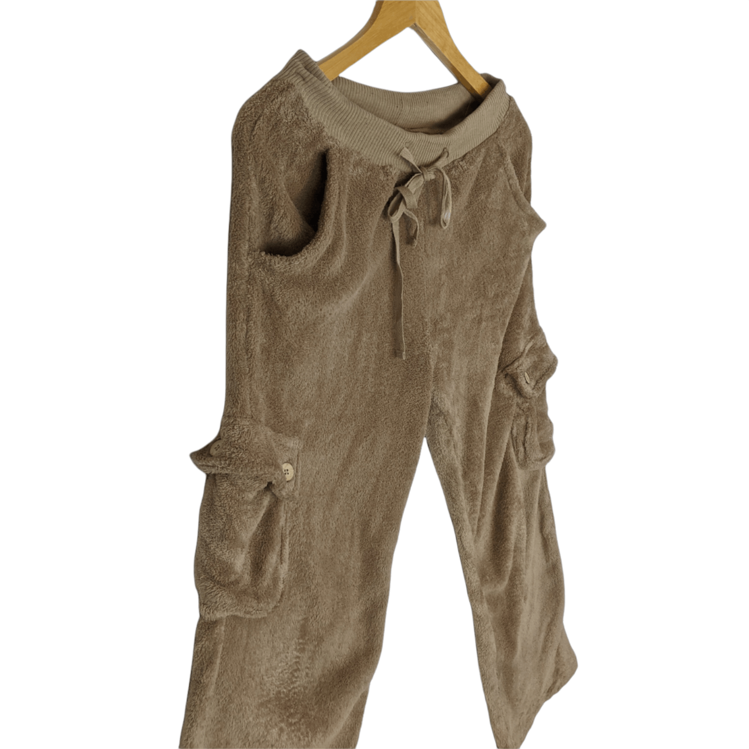Japanese Brand Vintage Japan Fleece Cargo Sweat Pant Size US 29 - 4 Thumbnail