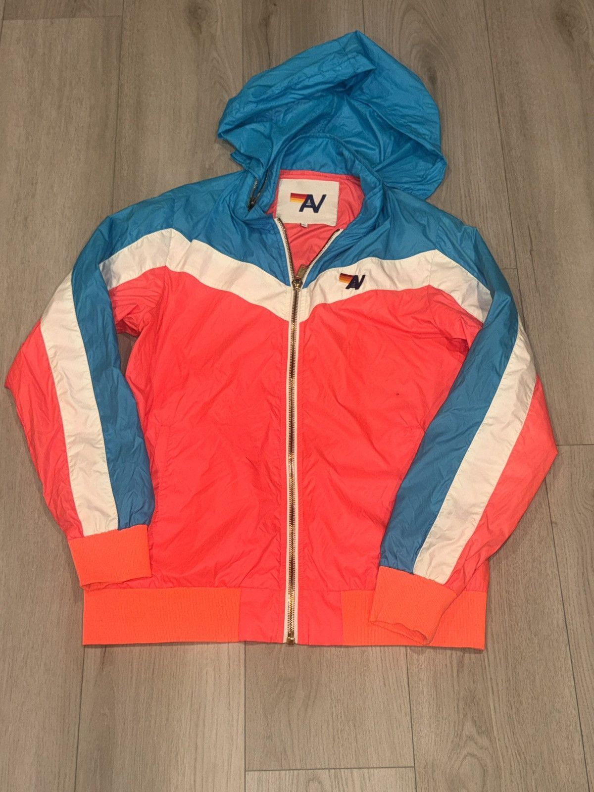 Aviator Nation Aviator Nation Daybreak Windbreaker Neon Colorblock Medium Size M / US 6-8 / IT 42-44 - 3 Thumbnail