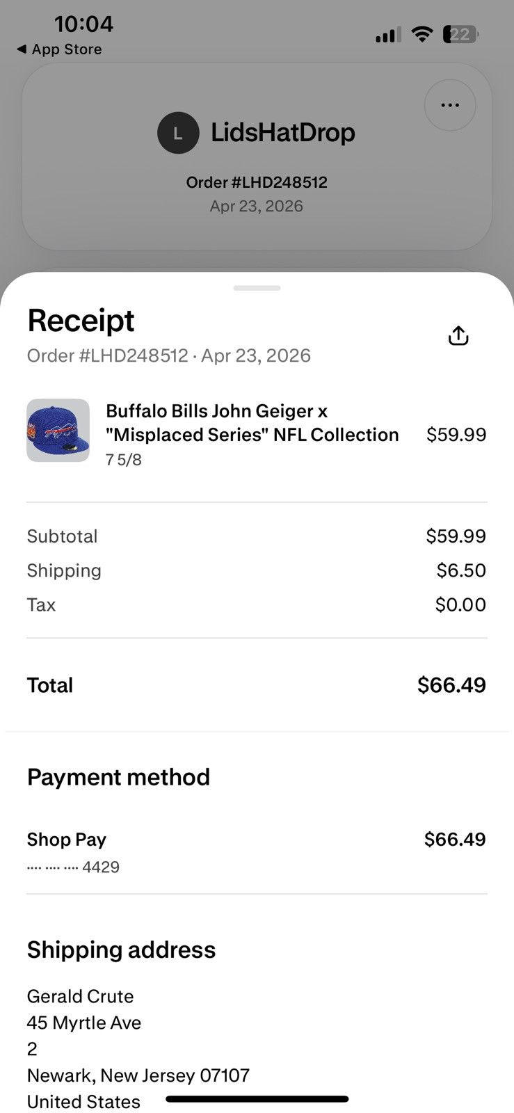 New Era New Era X John Geiger Size ONE SIZE - 4 Thumbnail