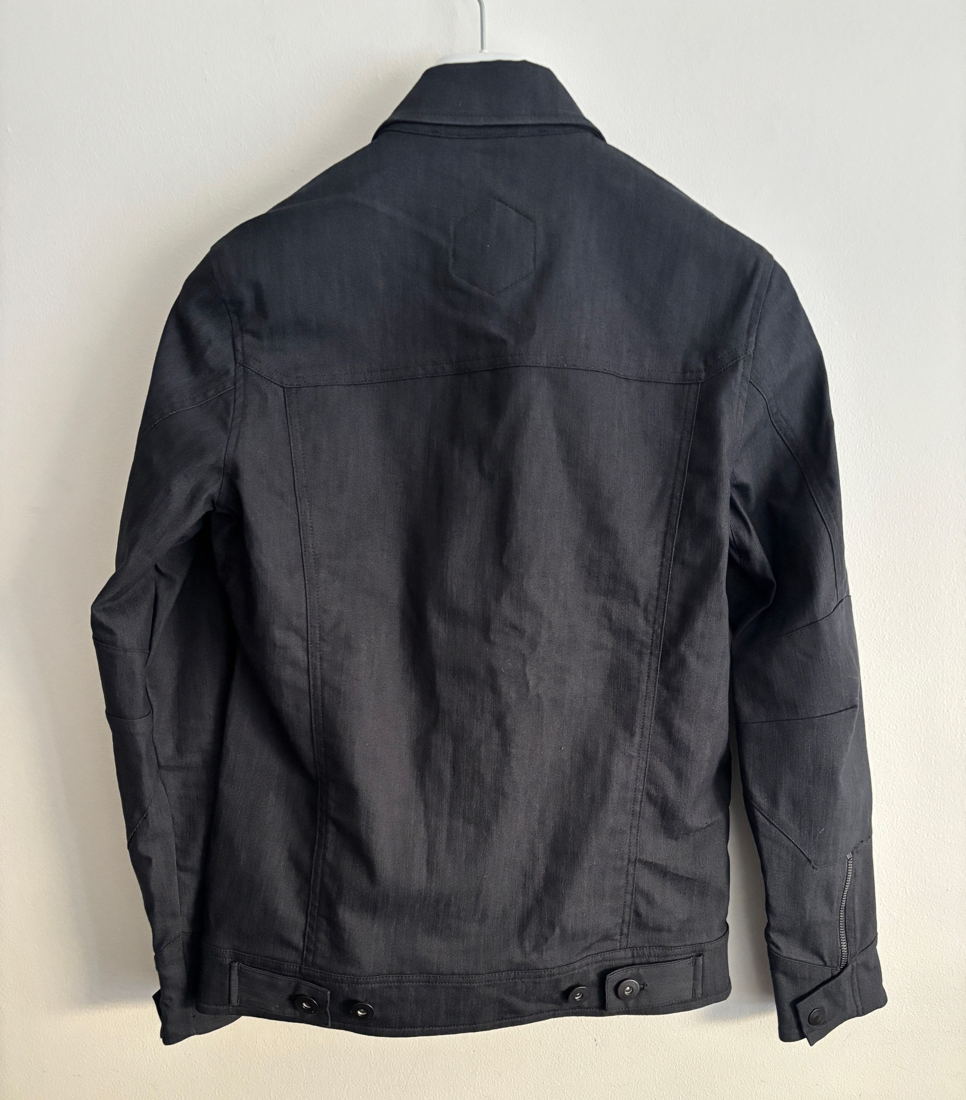 Mission Workshop $485 The Stack Black Denim Schoeller Jacket - XS/ Small Size US XS / EU 42 / 0 - 6 Thumbnail