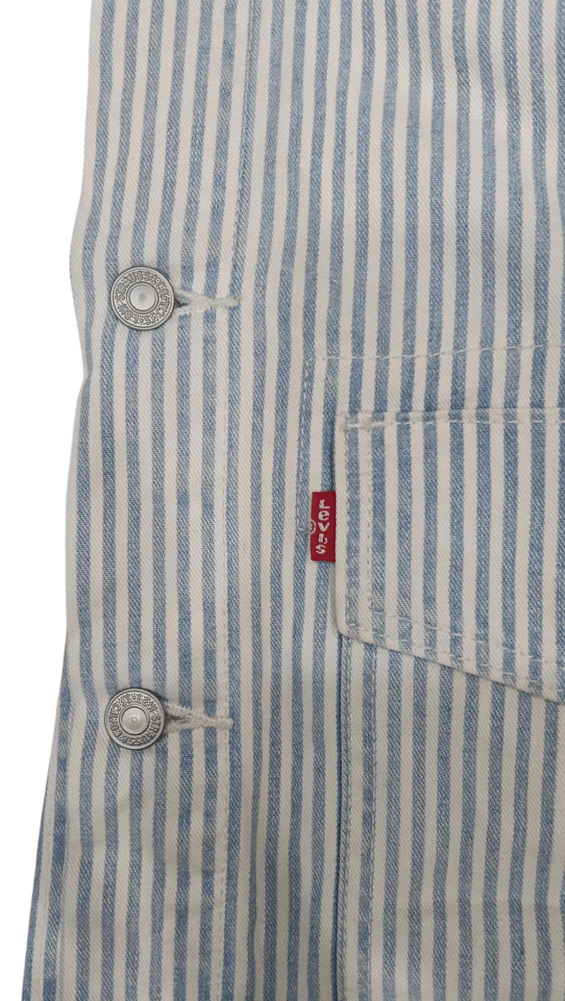 Levi's Levi's Hickory Striped Denim Jacket (S 373) Size US L / EU 52-54 / 3 - 3 Thumbnail