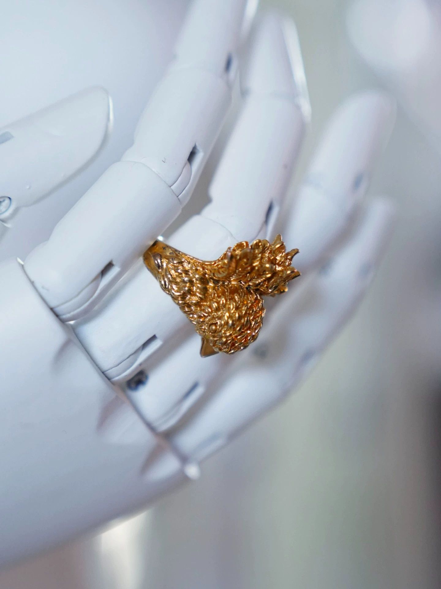 Gucci Gucci Bird Ring Italy Size 19 Size ONE SIZE - 3 Thumbnail