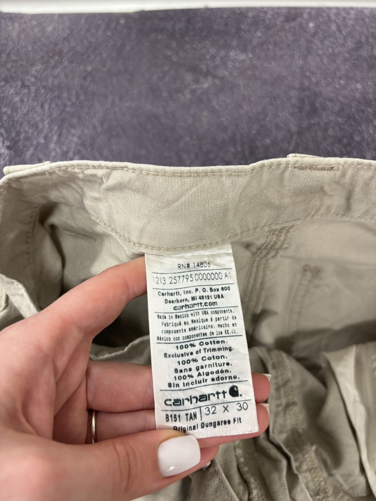 Carhartt Vintage Carhartt Original Dungaree Fit Baggy Carpenter Pants Size US 32 / EU 48 - 12 Thumbnail