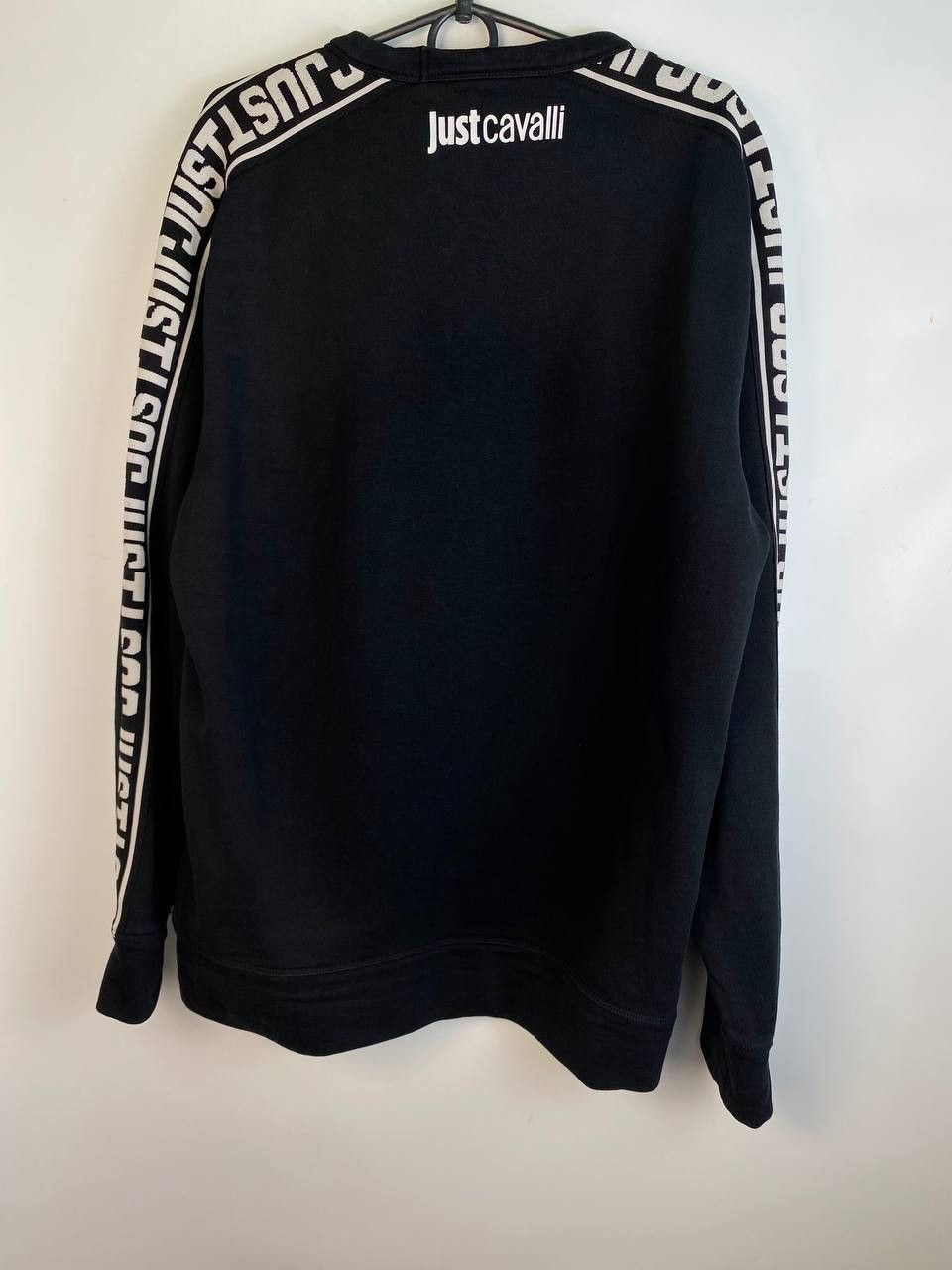 Just Cavalli × Roberto Cavalli × Vintage Just Cavalli Black Cotton Crewneck Pullover Sweatshirt Mens Size US L / EU 52-54 / 3 - 2 Thumbnail