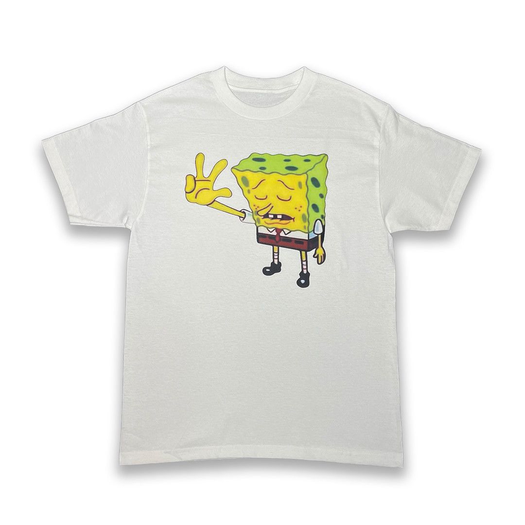 Vintage Spongebob YVL T-Shirt Size US XL / EU 56 / 4 - 1 Thumbnail