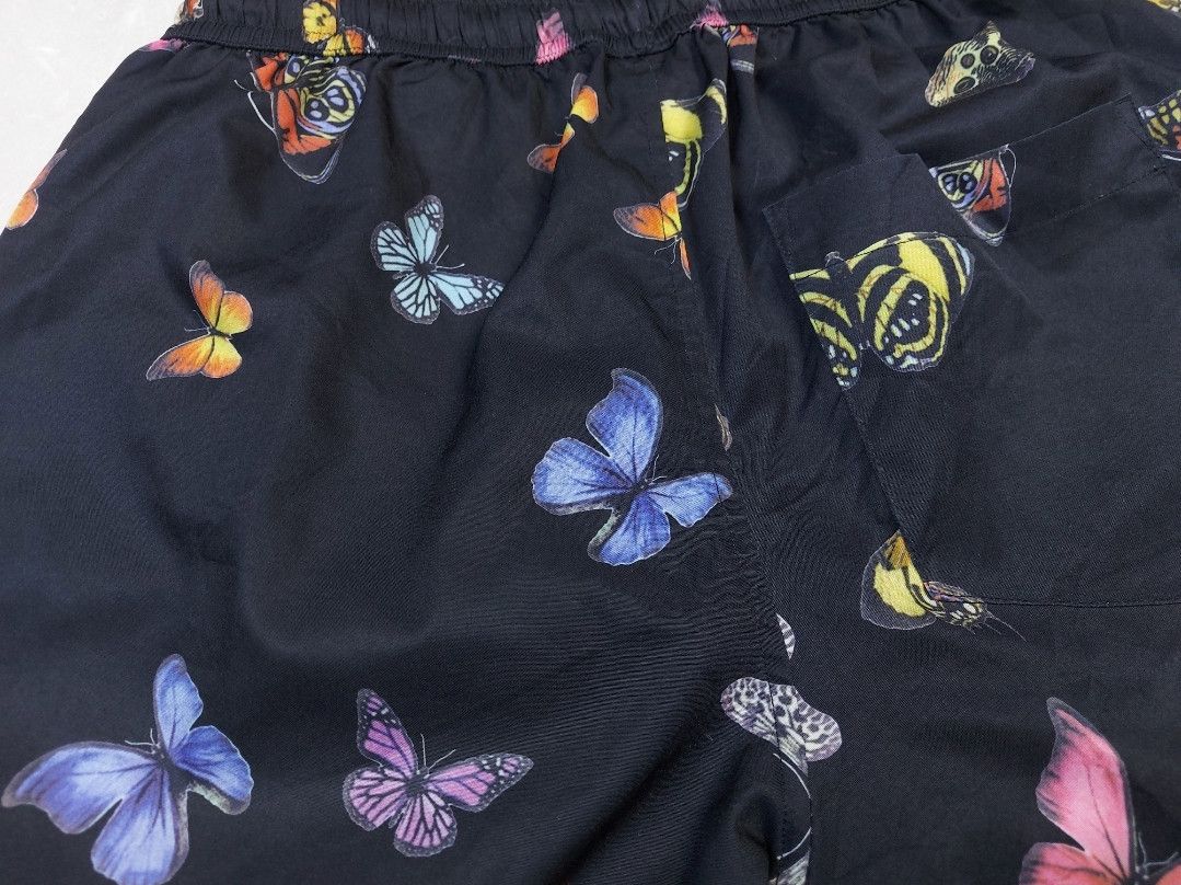 GOAT Crew Goat Crew Butterfly Multicolor Black Nylon Shorts Size L Size US 32 / EU 48 - 6 Thumbnail