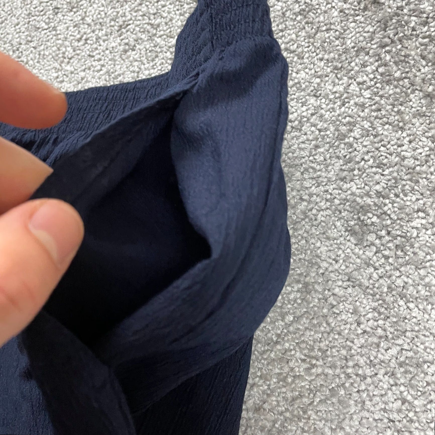 Essentials VINTAGE Modern Essentials Pants Women 22W Blue Rayon Tapered Elastic Waist 36x27 Casual Protein? Size 40" / US 18 - 3 Thumbnail