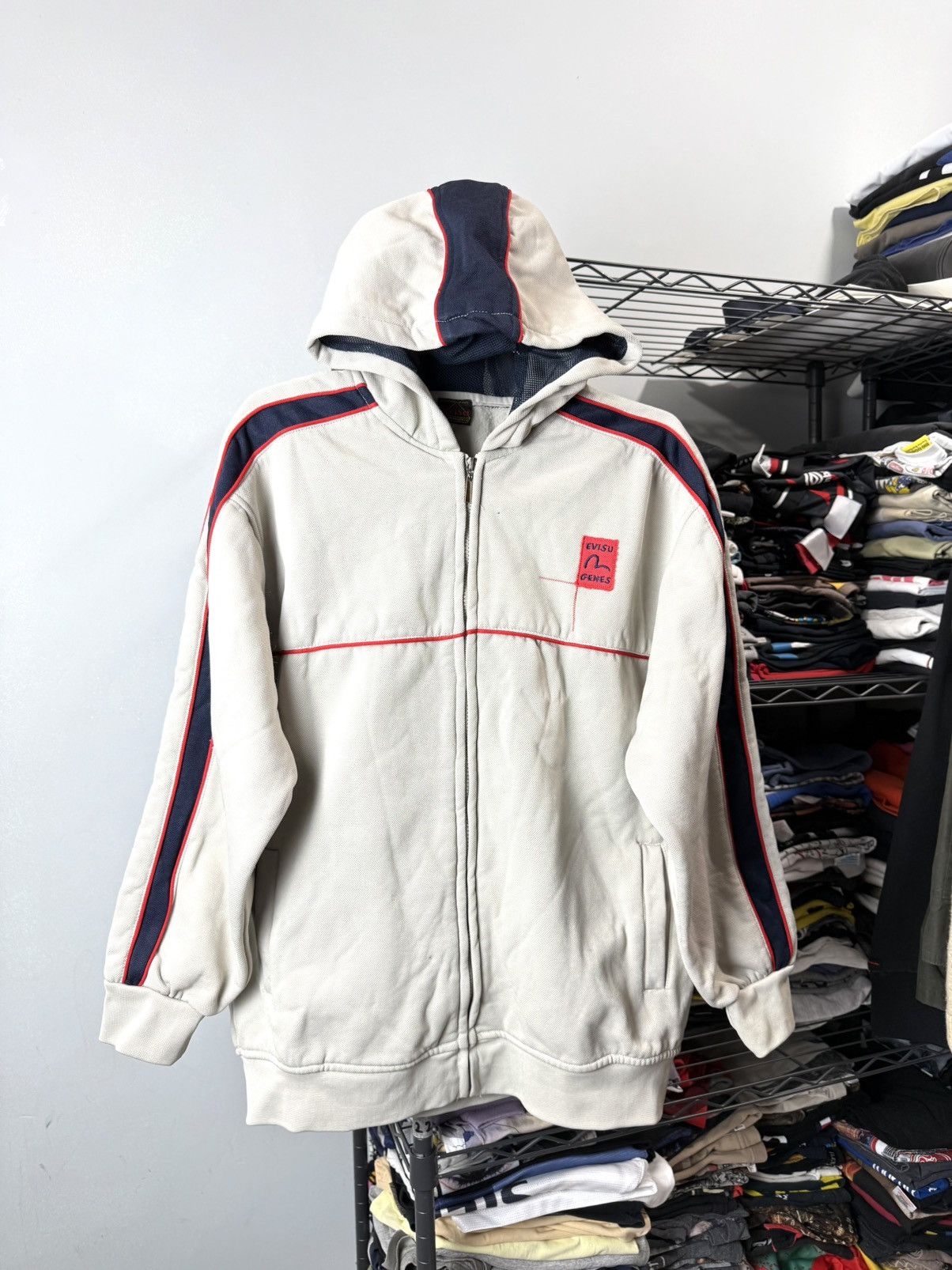 Evisu Rare Vintage Evisu Japan Brand Hoodie Embroidered Logo Size US M / EU 48-50 / 2 - 2 Thumbnail