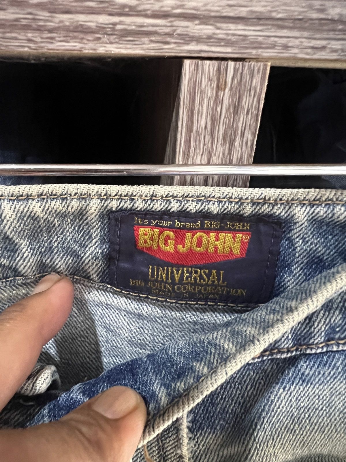 Big John 🔥Vintage Big John Distressed Denim Size US 28 / EU 44 - 14 Thumbnail