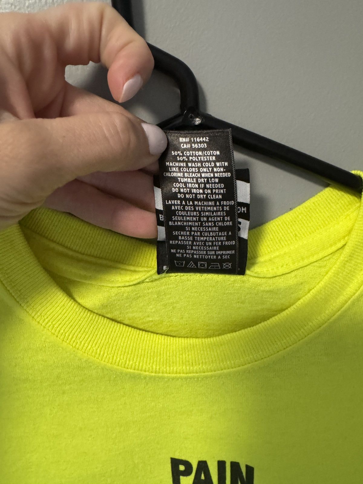 Broken Promises Co. Neon green Broken Promises tee sz S Size US S / EU 44-46 / 1 - 5 Thumbnail