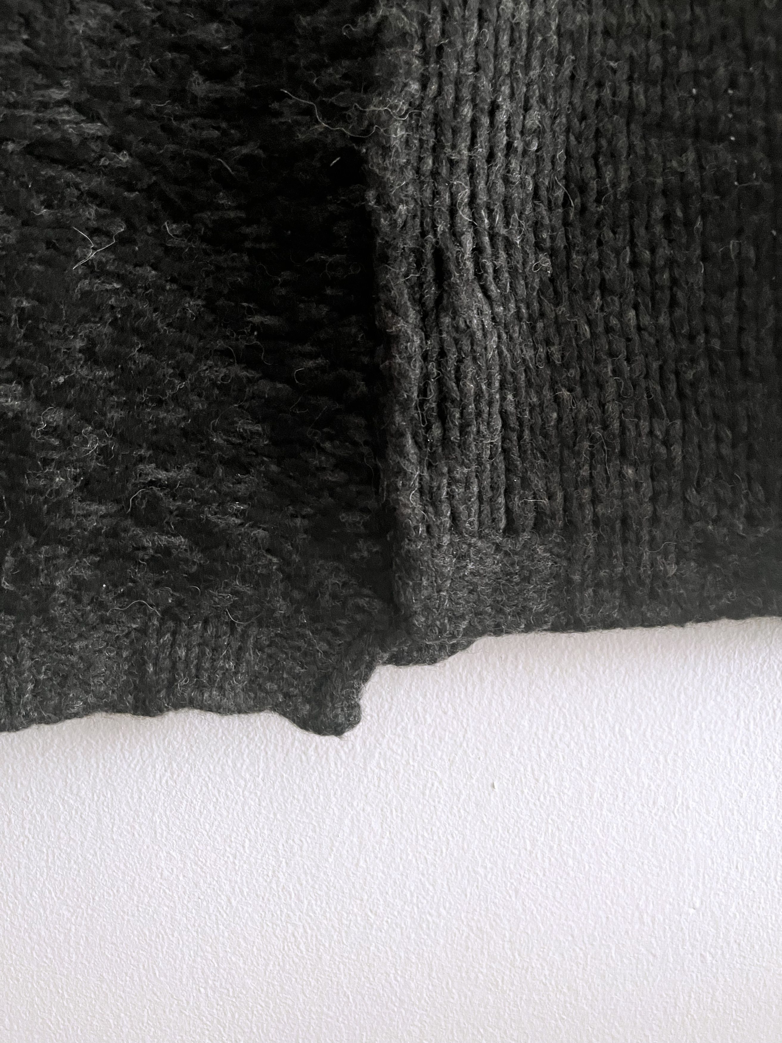 Isabel Benenato superfine alpaca knit sweater/ asymmetrical hem Size US S / EU 44-46 / 1 - 7 Thumbnail