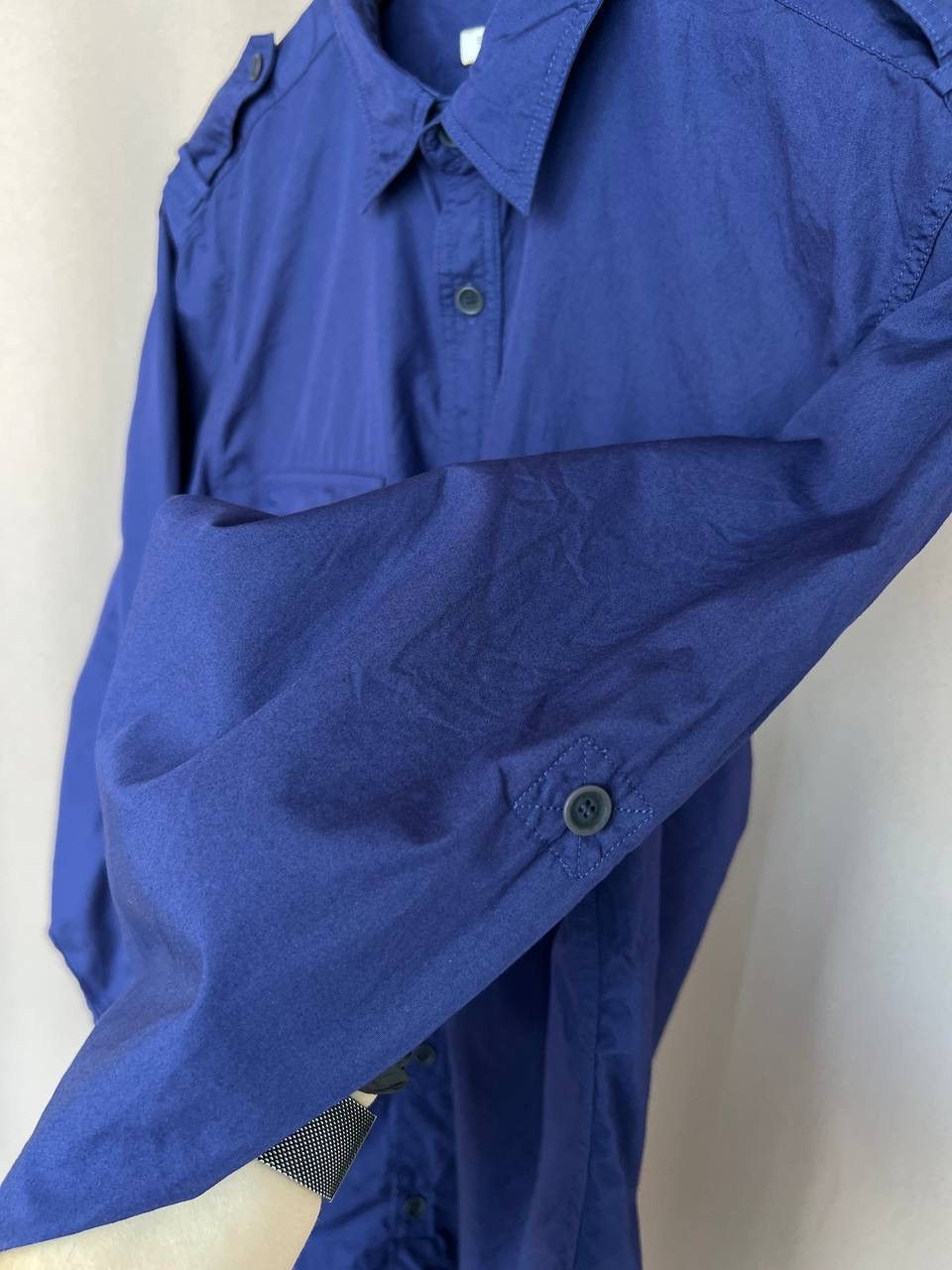 Burberry Burberry Brit Military Button Down Shirt Mens Size M Size US M / EU 48-50 / 2 - 11 Thumbnail