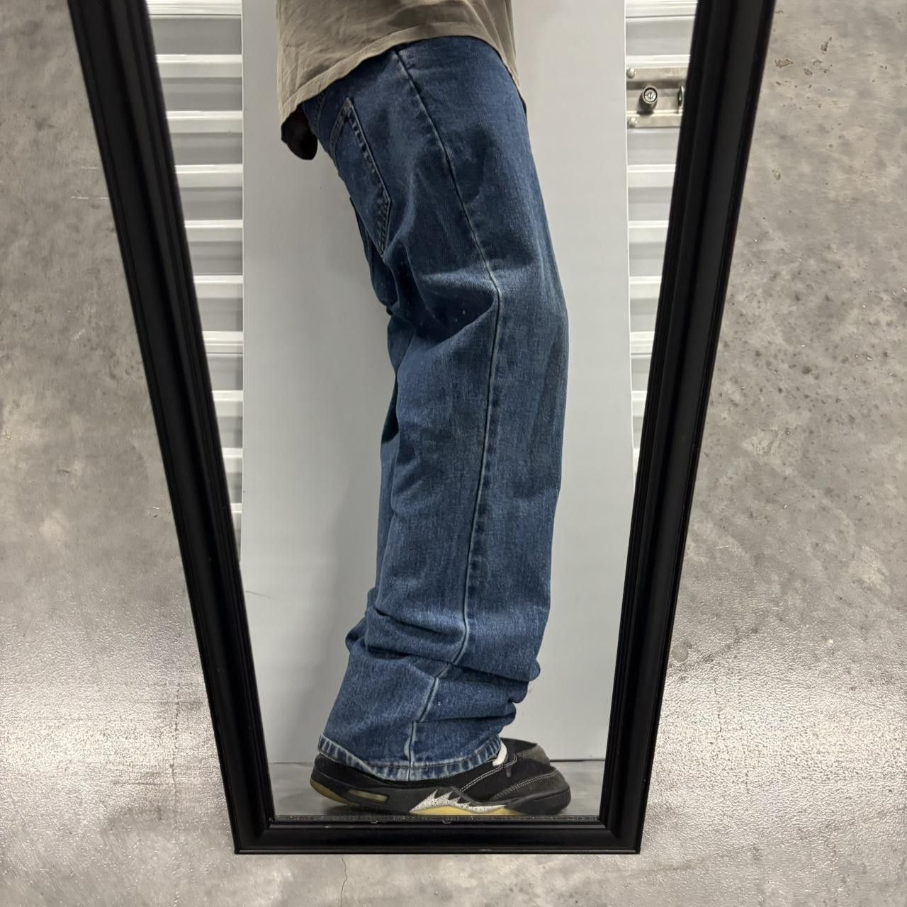 Japanese Brand × Vintage Crazy Vintage Y2K/2000s Medium Wash Bootcut Essential Denim Jeans! Size US 33 - 2 Thumbnail