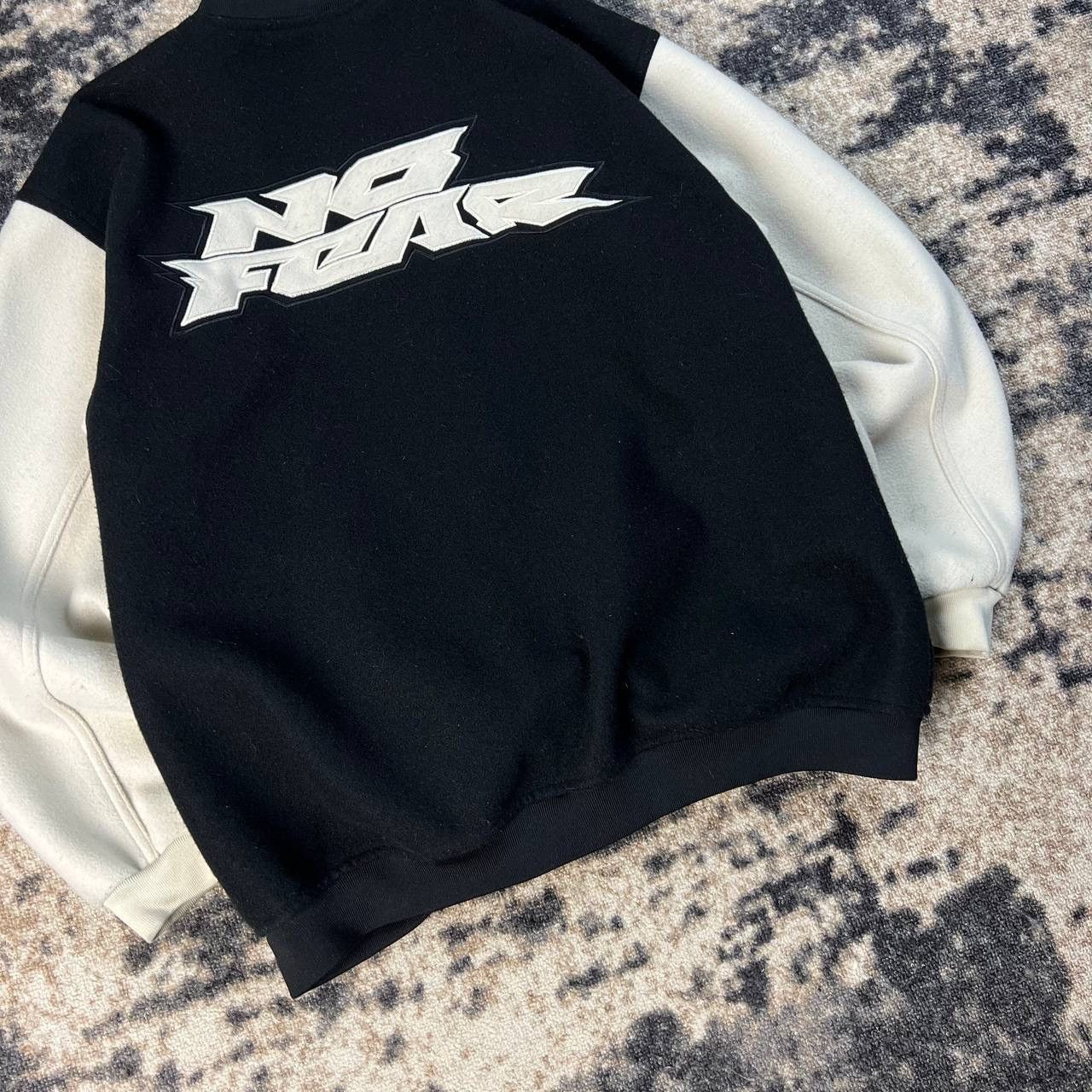 No Fear No fear x H&M Big Embroidered Logo Varsity Bomber Jacket Size US M / EU 48-50 / 2 - 4 Thumbnail