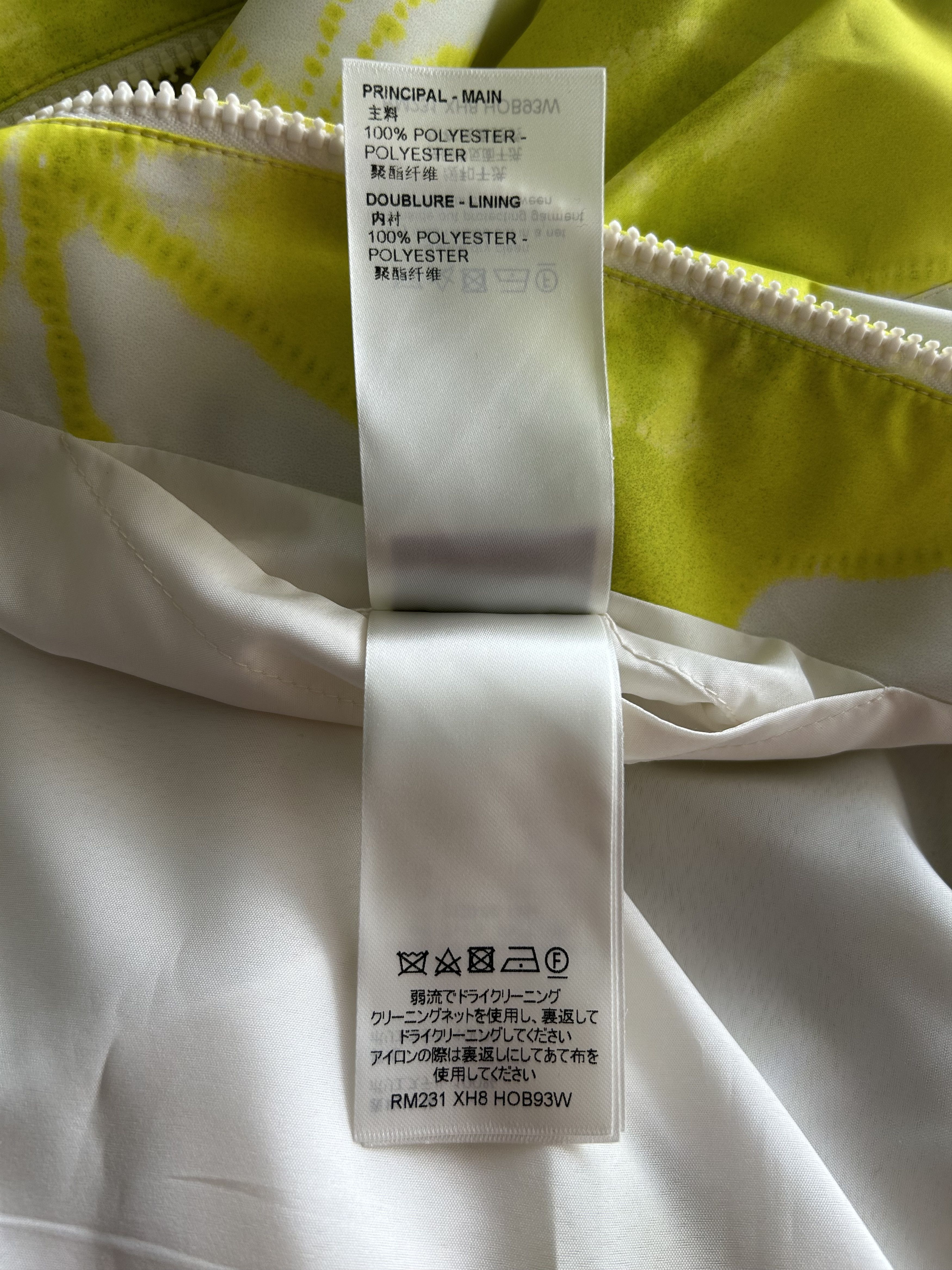 Louis Vuitton Louis Vuitton White & Yellow Shibori Monogram Windbreaker Size US XL / EU 56 / 4 - 5 Thumbnail