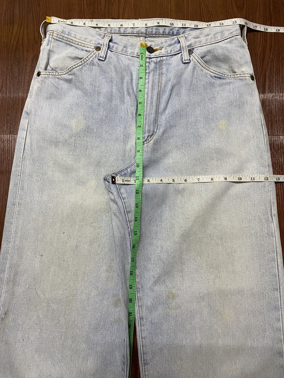 Wrangler Vintage Wrangler Faded Wash Baggy Style Jeans Size US 30 / EU 46 - 14 Thumbnail