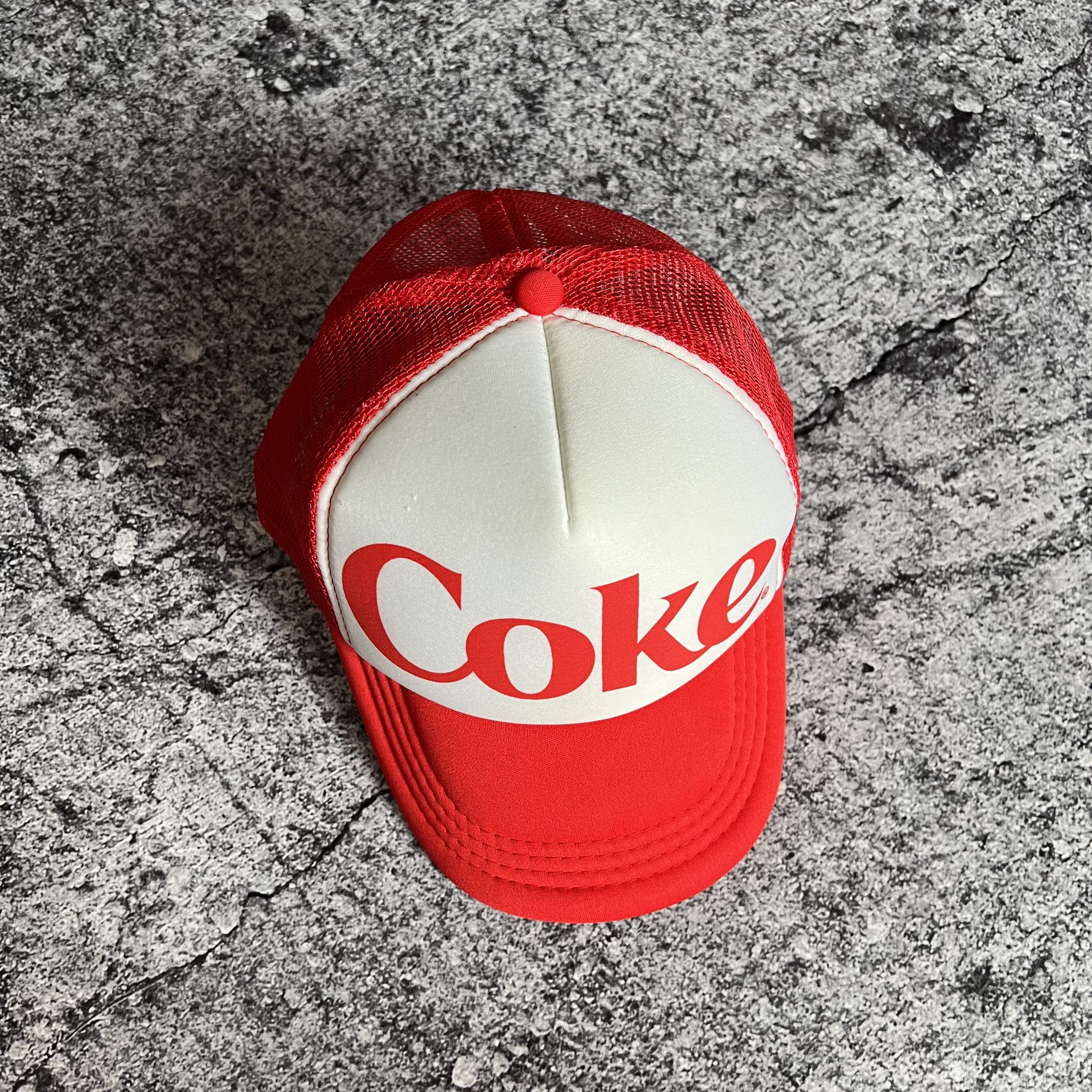 Coca Cola Vintage Coca Cola Trucker Cap Coke Big Logo Size One Size Size ONE SIZE - 5 Thumbnail