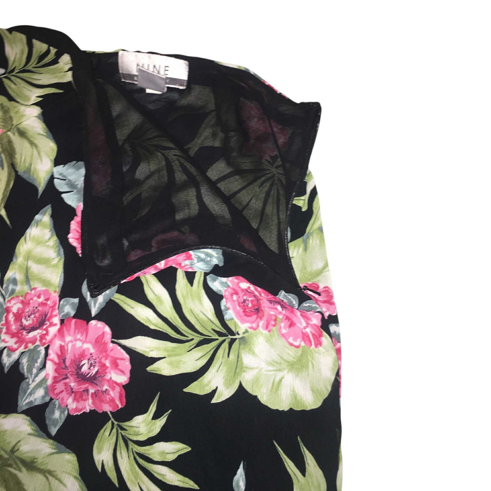 Other Nine & Company Flowy Paisley Skirt Hawaiian Floral Midi Sz 4 Size 27" / US 4 / IT 40 - 2 Thumbnail