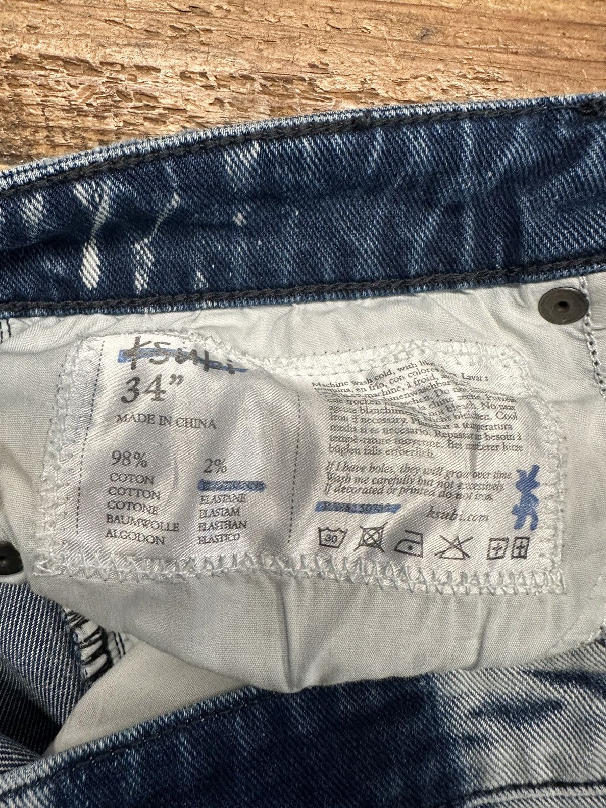 Ksubi Ksubi Offline Logo Light Blue Denim Jeans Size 34 Size US 34 / EU 50 - 5 Thumbnail