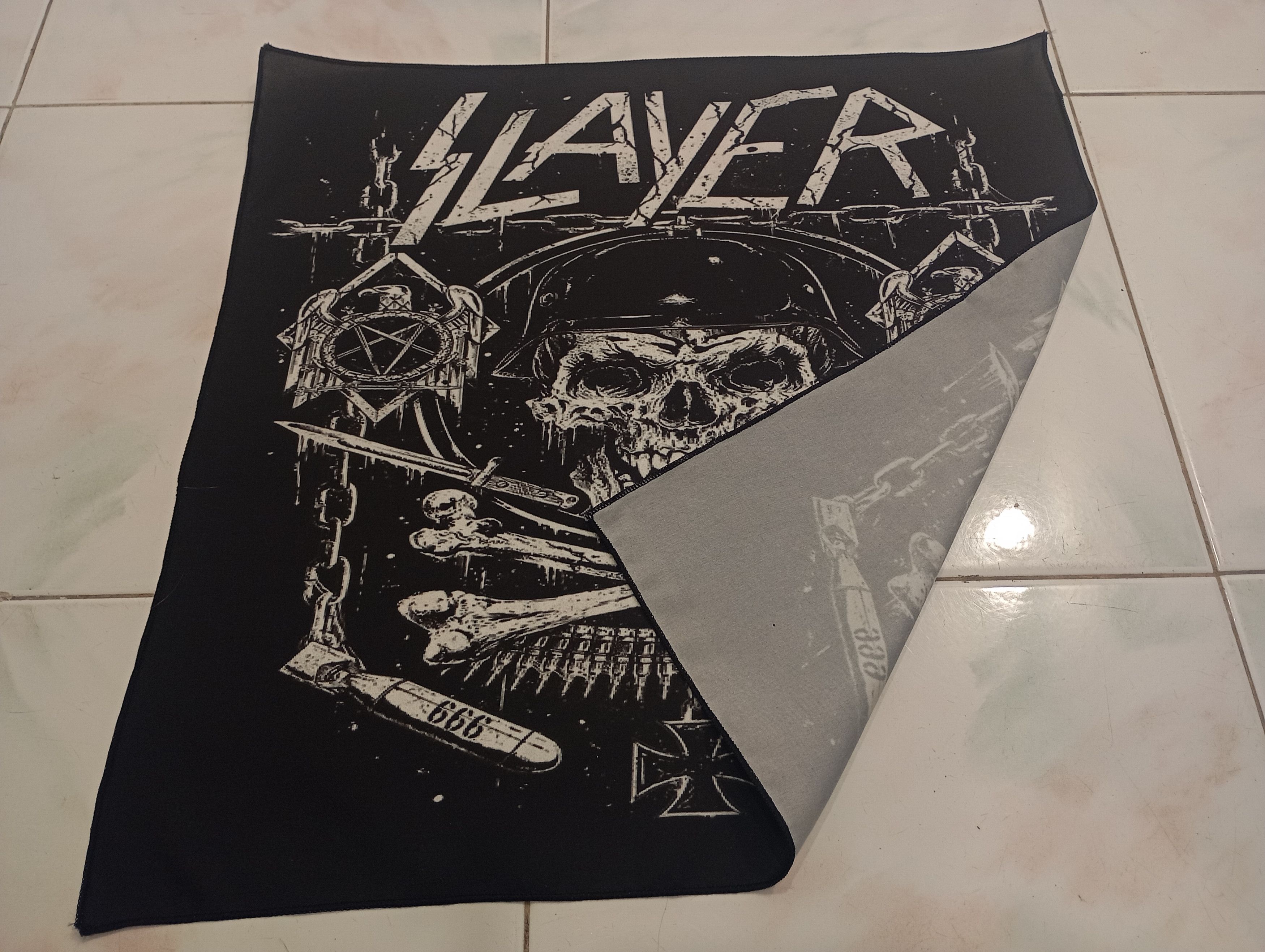 Band Tees Skulls Bandana Handkerchief slayer Size ONE SIZE - 2 Thumbnail