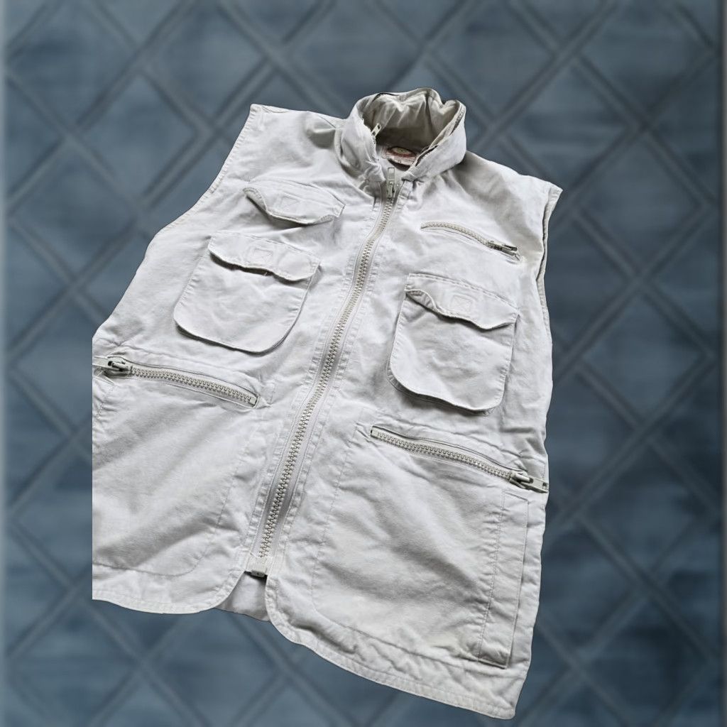 Banana Republic VINTAGE Banana Republic Safari Vest Mens XS Beige Multi Pocket Photographer 90s Size US XS / EU 42 / 0 - 1 Thumbnail