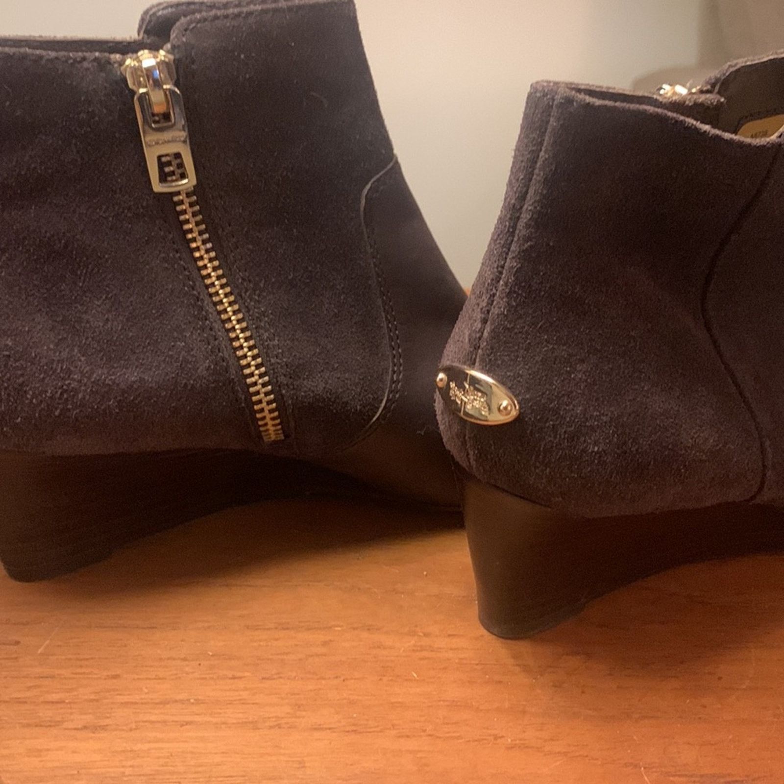 Coach Coach Mystic brown wedge ankle boots booties Size US 5 / IT 35 - 8 Thumbnail