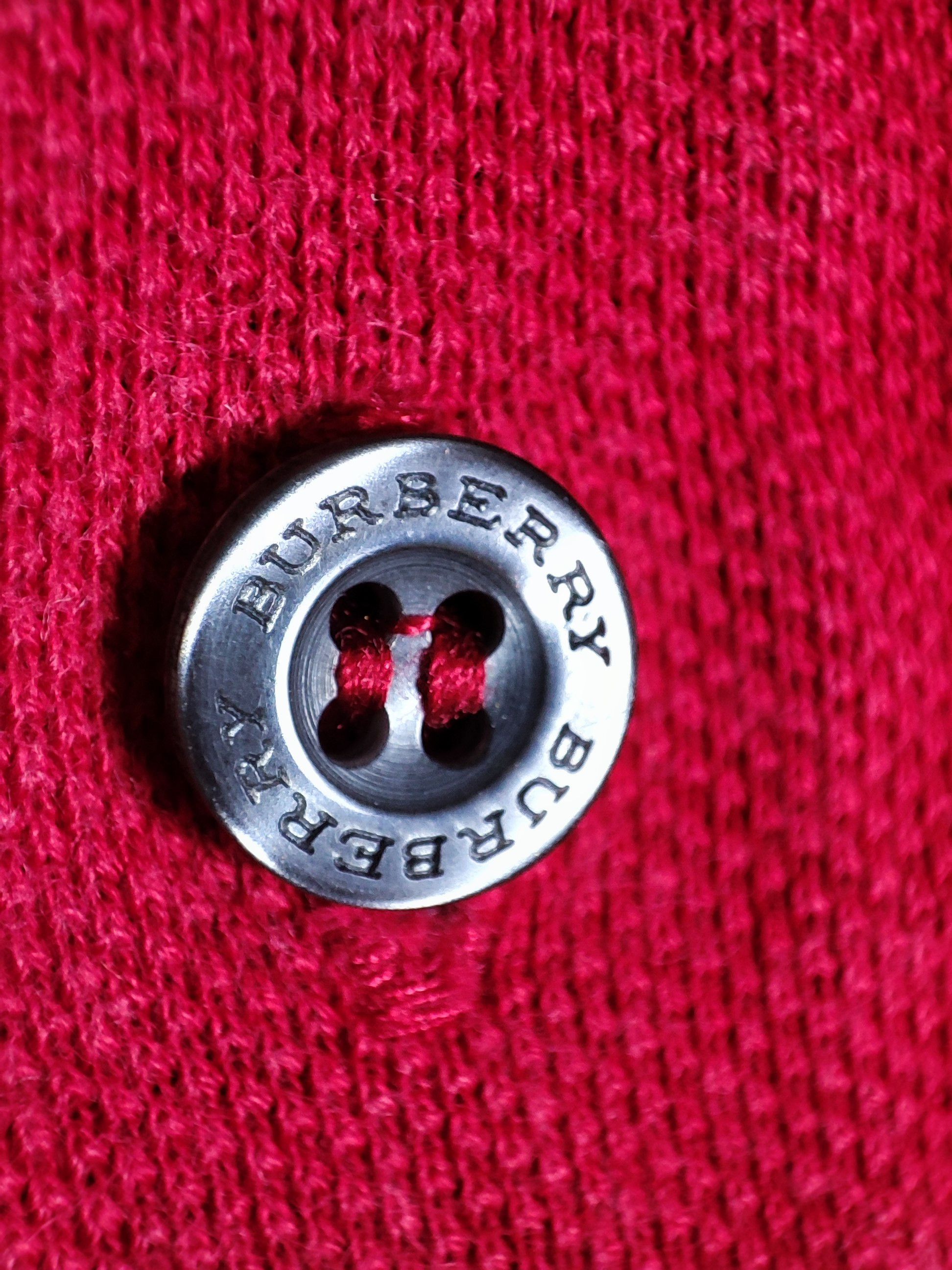 Burberry Burberry Polo L Red Size US L / EU 52-54 / 3 - 7 Thumbnail