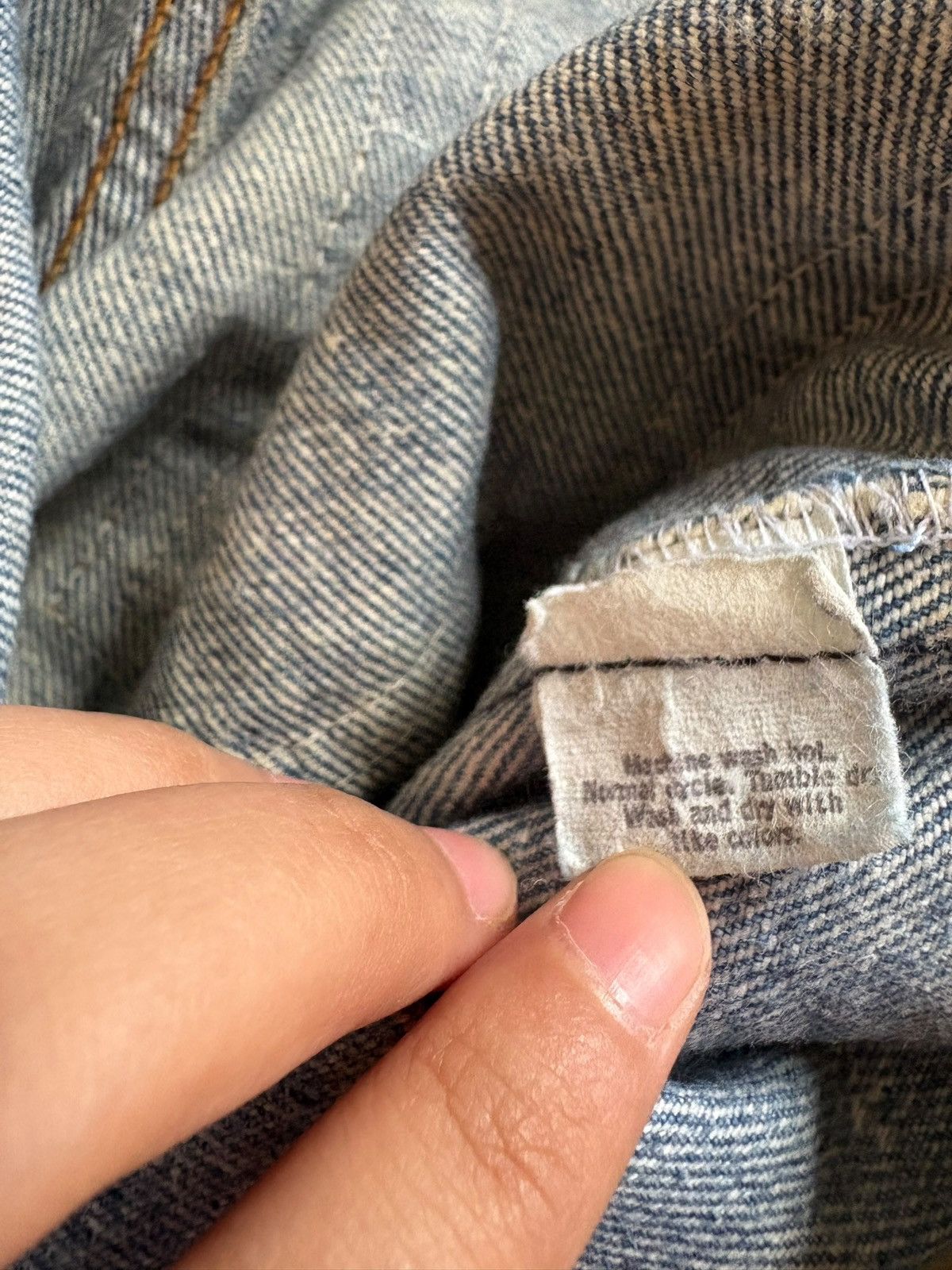 Levi's × Levi's Vintage Clothing Vintage 70s Levis 501 Mud Wash Distressed Jean Shorts Size US 26 / EU 42 - 10 Thumbnail