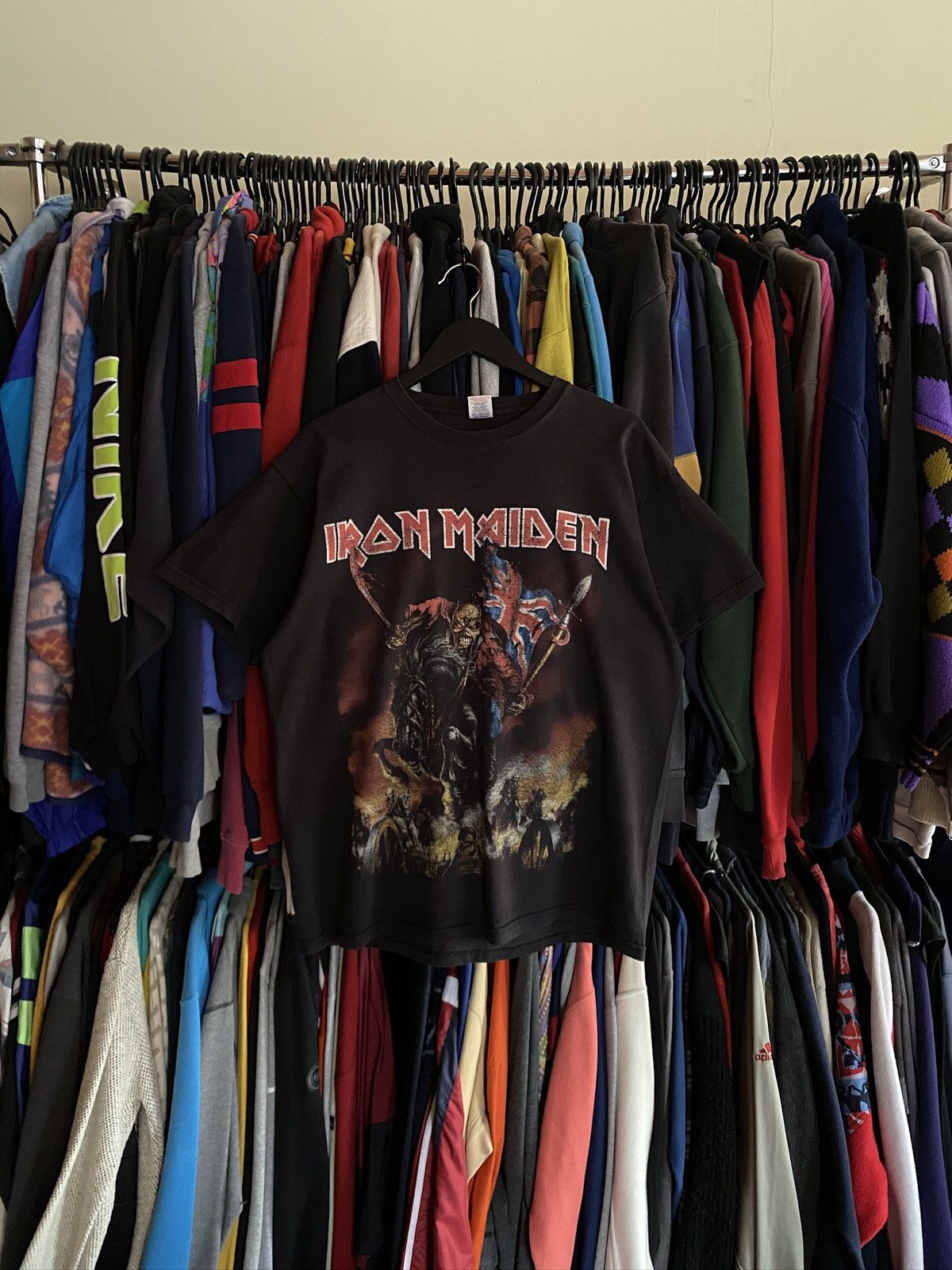 Band Tees VINTAGE IRON MAIDEN ENGLAND DISTRESSED T-SHIRT y2k Size US XL / EU 56 / 4 - 1 Thumbnail