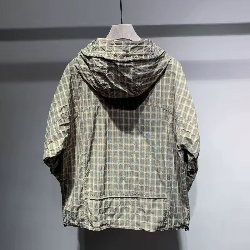 Other Streetwear Casual Hooded Folded Japanese Plaid Jacket Size US M / EU 48-50 / 2 - 2 Thumbnail