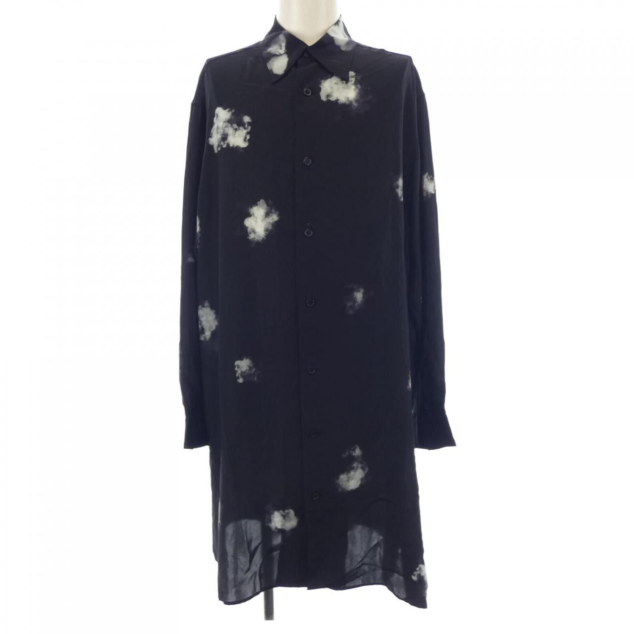 Yoji Yamamoto Yohji Yamamoto Pour Homme HP-B71-821 Silk Shirt Others Dress Shirt HP-B71-821 DUTY FREE for USA