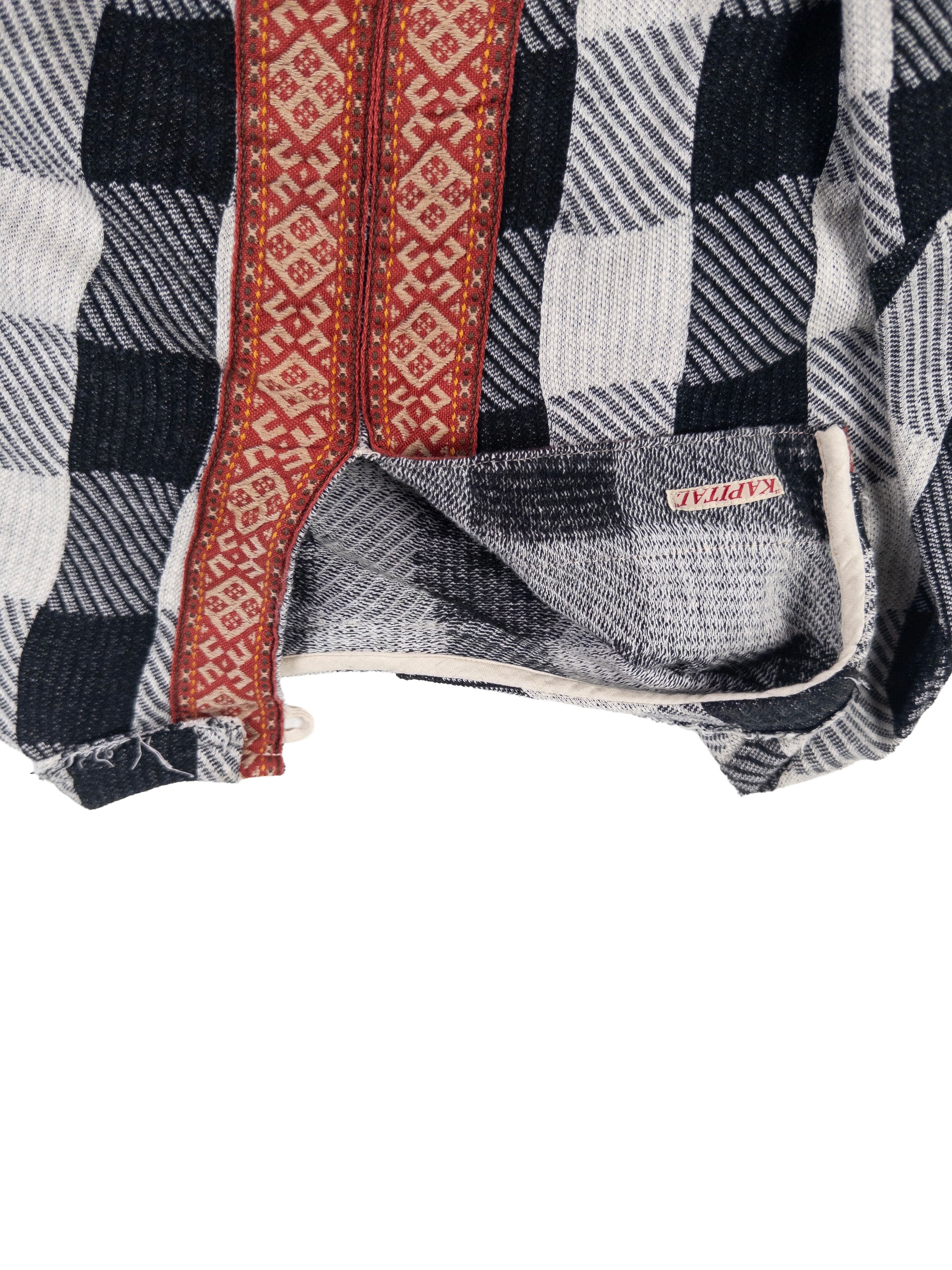 Kapital Kapital Sashiko Construction Checkered Shirt Size US M / EU 48-50 / 2 - 4 Thumbnail