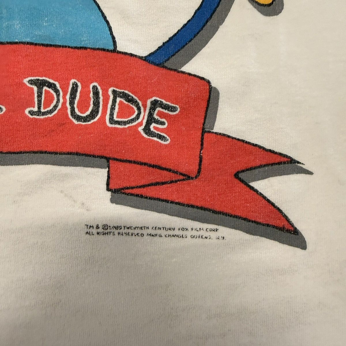 The Simpsons Vintage 1989 Radical Dude Bart Simpson, The Simpsons, Tee Size US XL / EU 56 / 4 - 4 Thumbnail