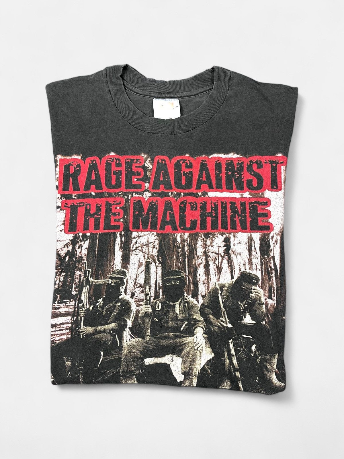 Rage Against The Machine Free Mumia Tシャツ Vintage 90s 1999 'Free Mumia' Benefit Concert Tee Shirt – XL