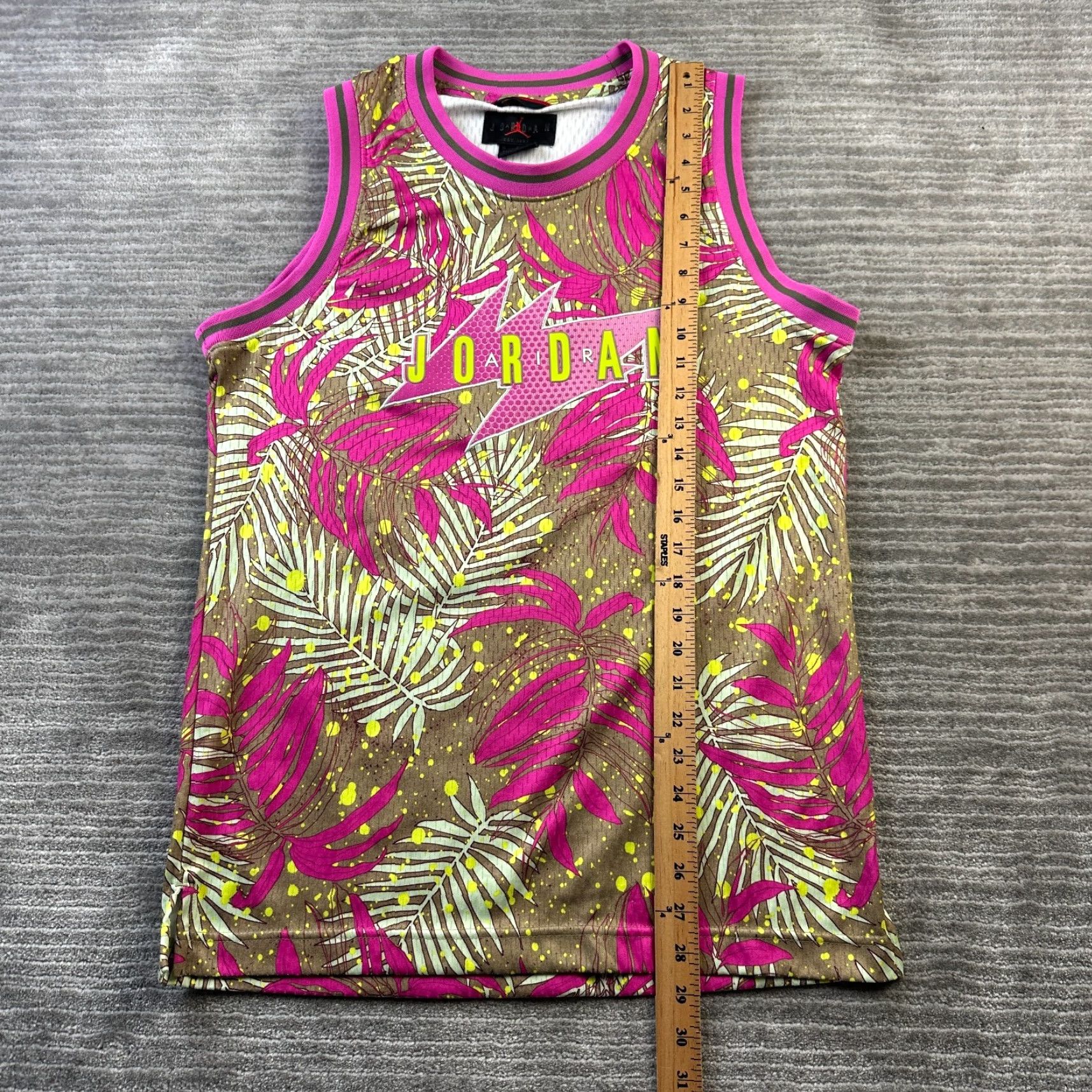 Jordan Brand Jordan Tank Mens Small Purple All Over Print Floral South Beach Size US S / EU 44-46 / 1 - 8 Thumbnail