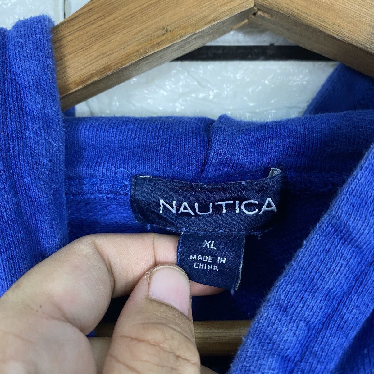 Japanese Brand 📌Vintage Hoodie Nautica Pull Over Embroidery Big Logo Size US XL / EU 56 / 4 - 17 Thumbnail