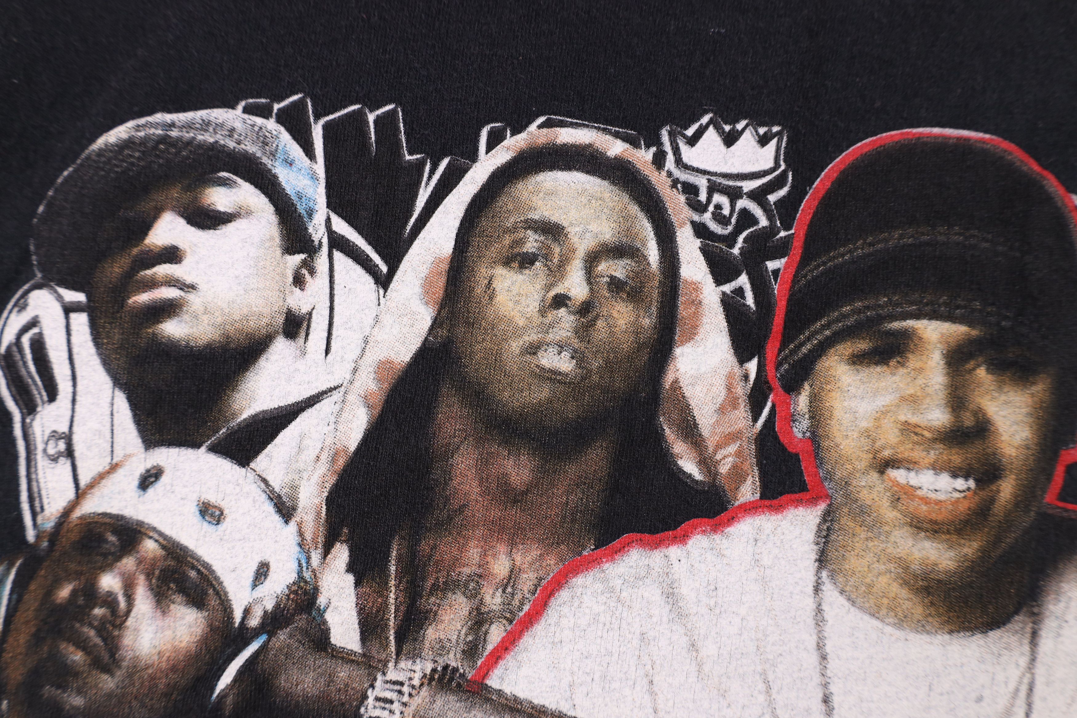 Vintage Y2K Tour Chris Brown Lil Wayne NeYo Rap Tee T-Shirt