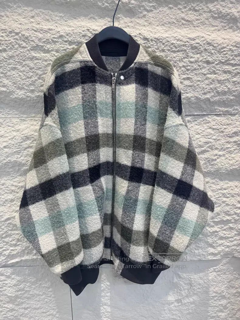 Rick Owens Rick Owens 00P Pearl Plaid Wool Jacket Size US M / EU 48-50 / 2 - 1 Thumbnail