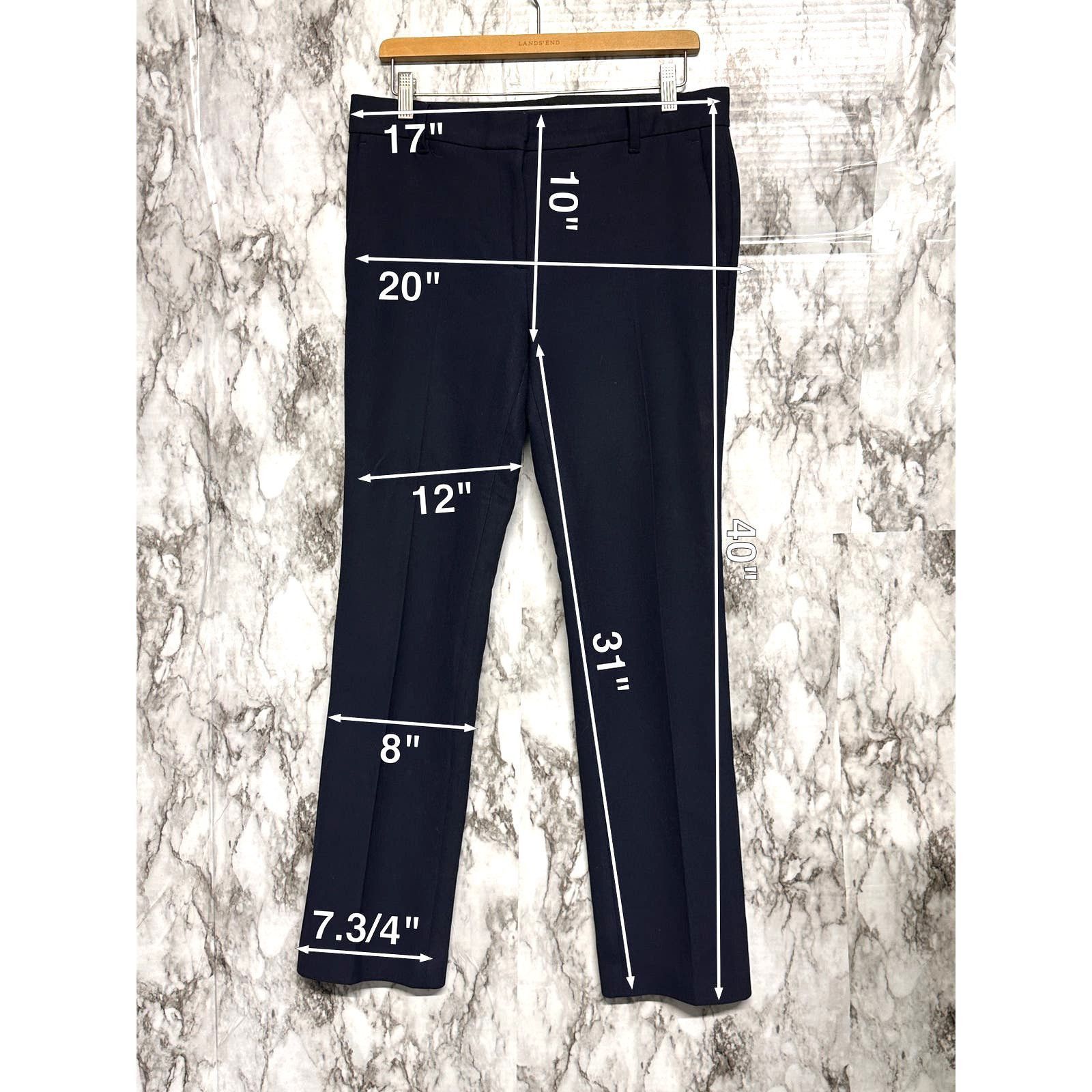 Ann Taylor Ann Taylor Worn Once Navy dress pants straight women 6-34x31 Size 28" / US 6 / IT 42 - 2 Thumbnail