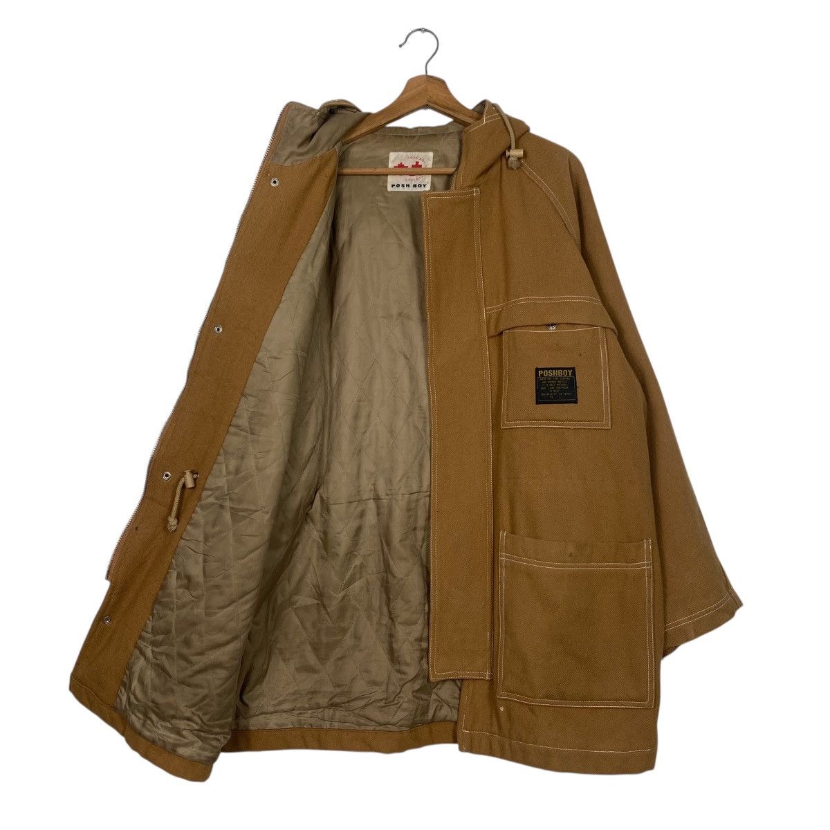Japanese Brand × Vintage Posh boy parka hoodie jacket Size US M / EU 48-50 / 2 - 10 Thumbnail