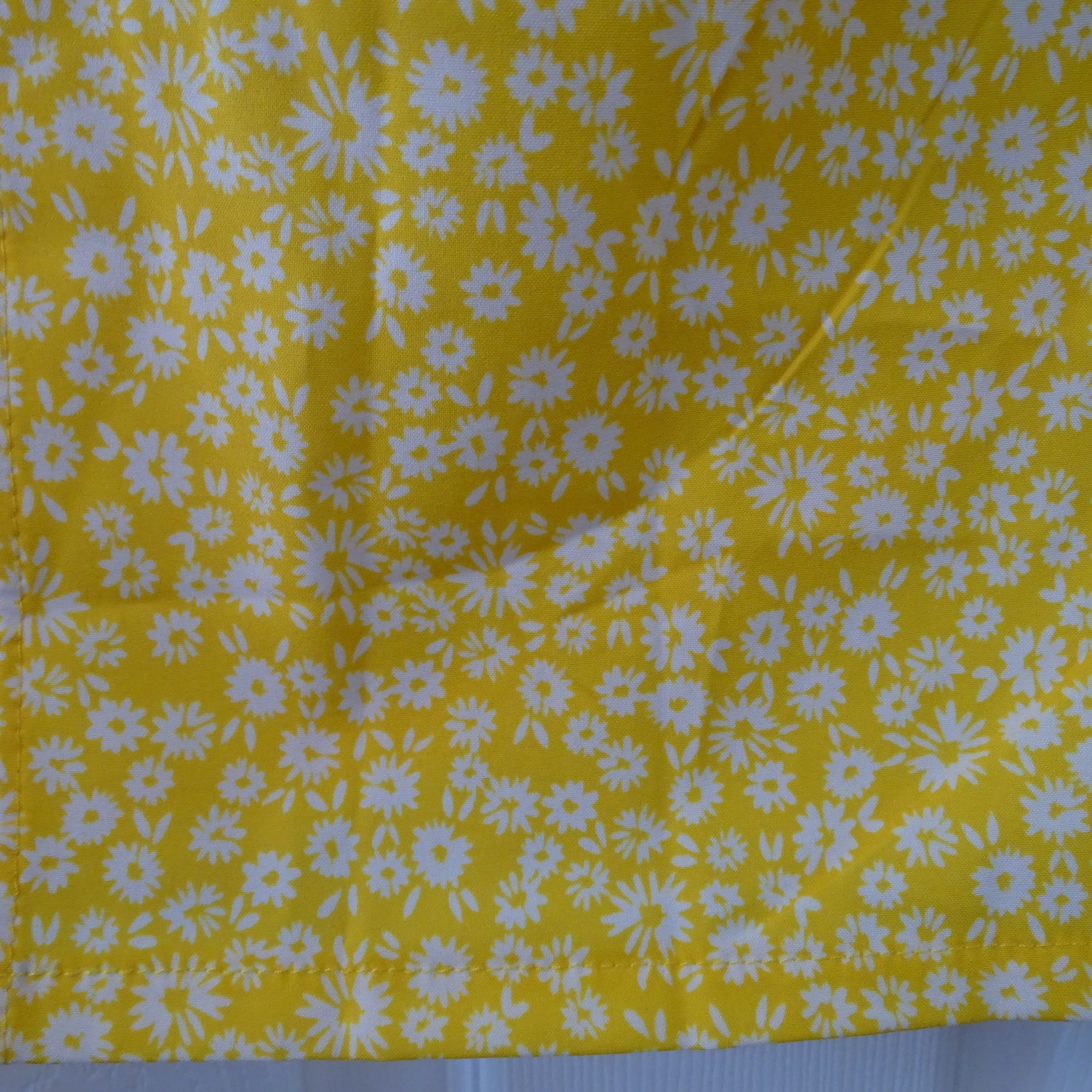 Other RipSkirt Hawaii Women Yellow Ditsy Daisy Wrap Skirt Size L Size 35" - 4 Thumbnail