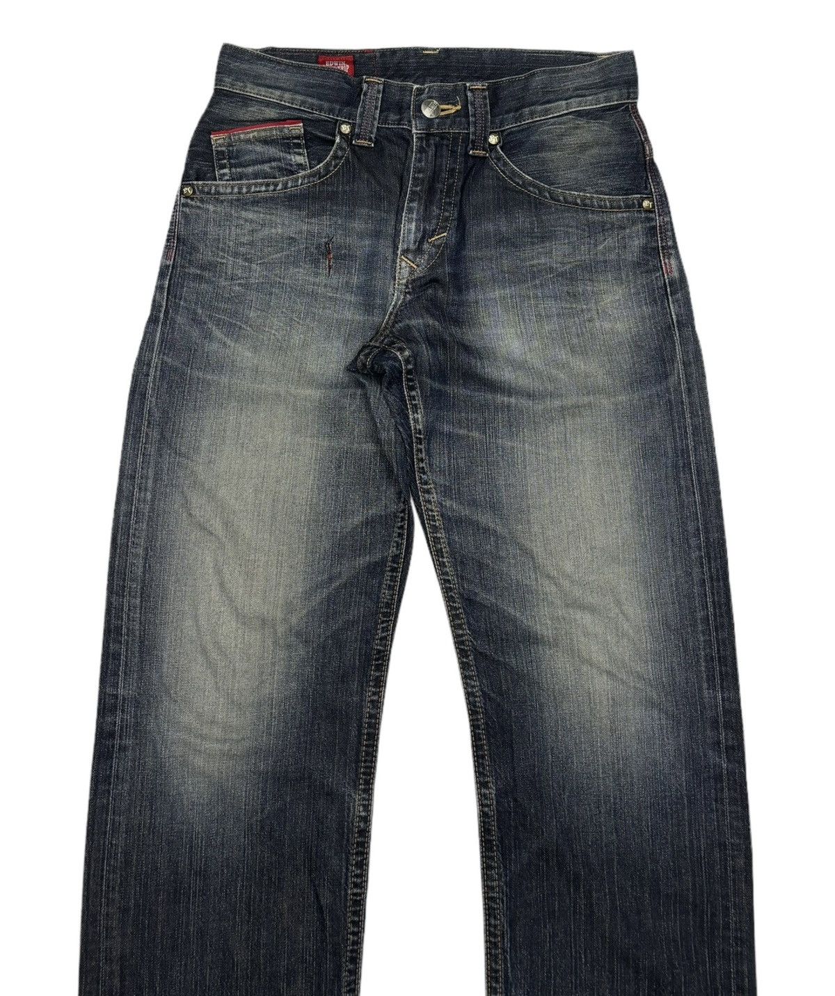 Kapital EDWIN BLUE TRIP TOKYO DENIM BAGGY JEANS Size US 32 / EU 48 - 7 Thumbnail