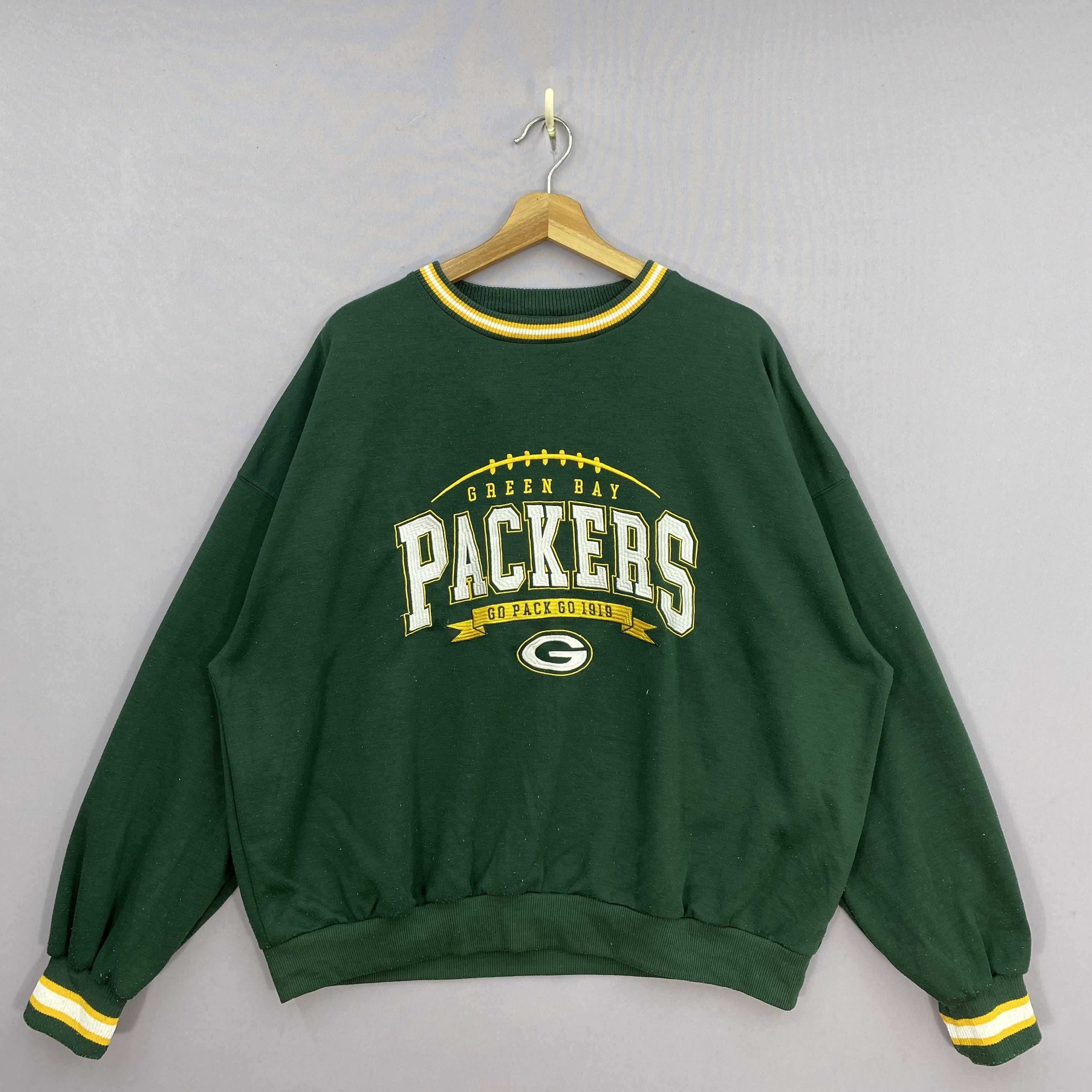 NFL Vintage 90s Green Bay Packers Sweatshirt NFL Football Size US XXL / EU 58 / 5 - 2 Thumbnail