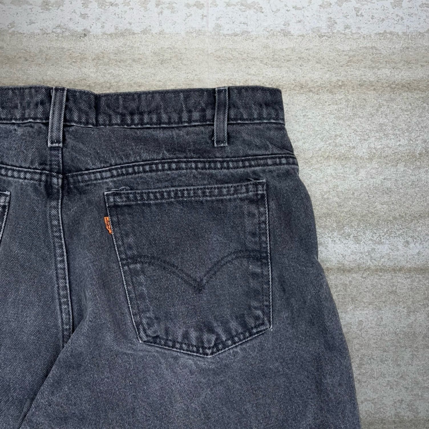Levi's Vintage 90s Orange Tab Levis Jeans 38x30 Relaxed Black Wash Size US 38 / EU 54 - 3 Thumbnail