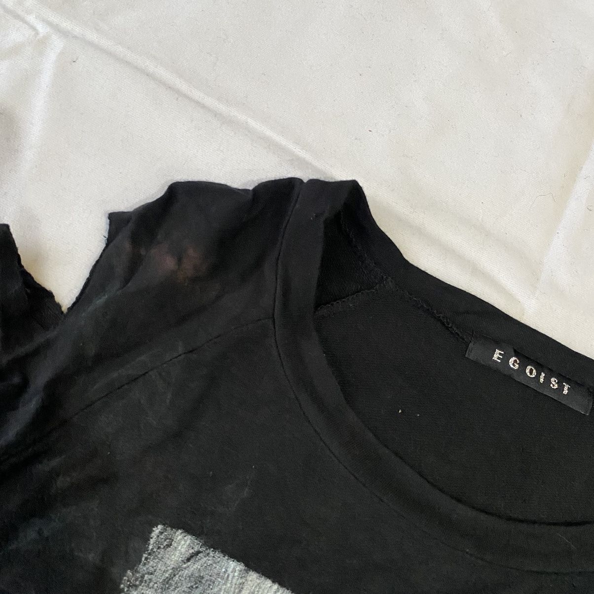 If Six Was Nine × Japanese Brand Japanese Grunge Egoist Stay True Stay Gold Cut Out Sleeve Size M / US 6-8 / IT 42-44 - 10 Thumbnail