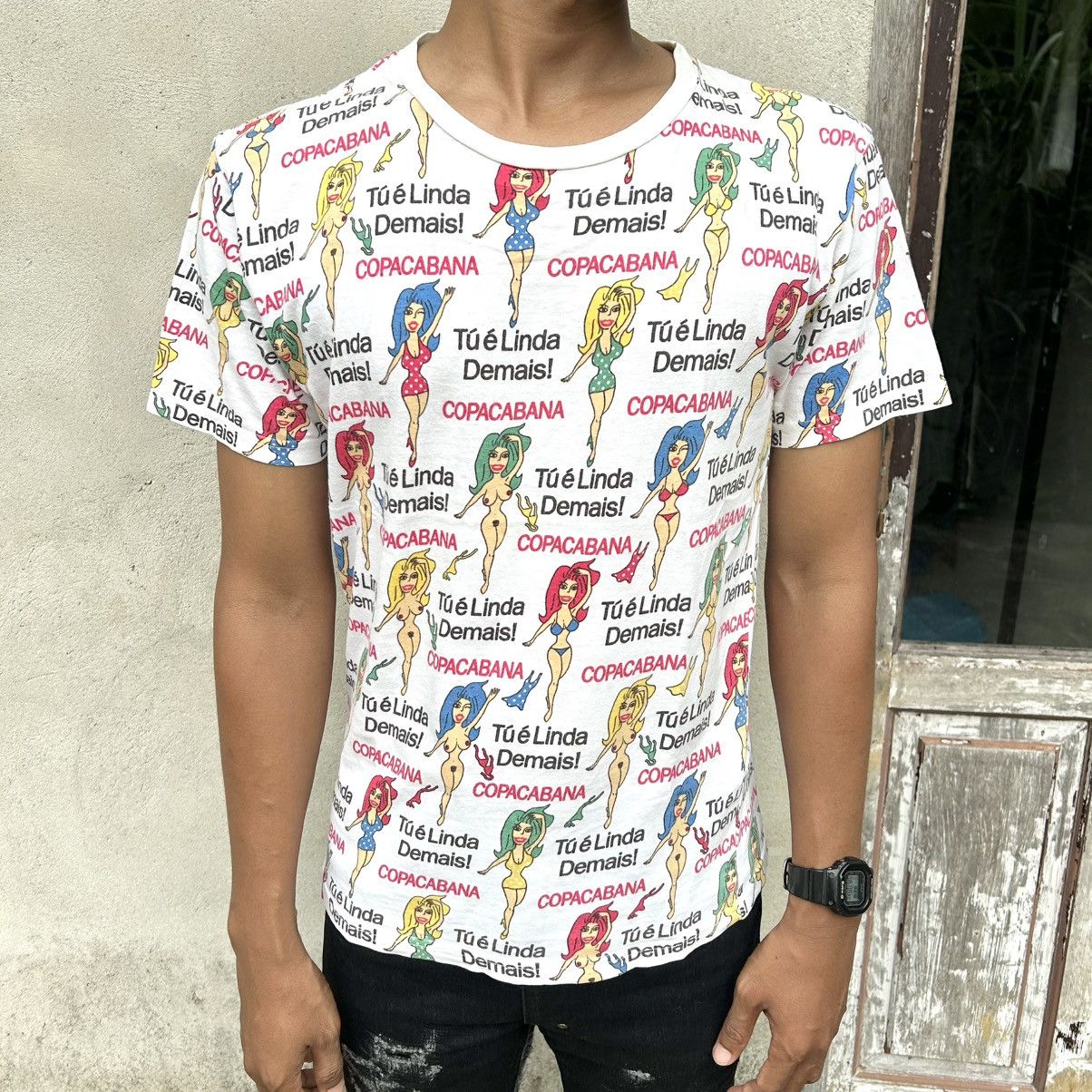 Wacko Maria Vintage Tshirt WACKO RUDESS MARIA COPACABANA PORN TEE Size US M / EU 48-50 / 2 - 1 Thumbnail